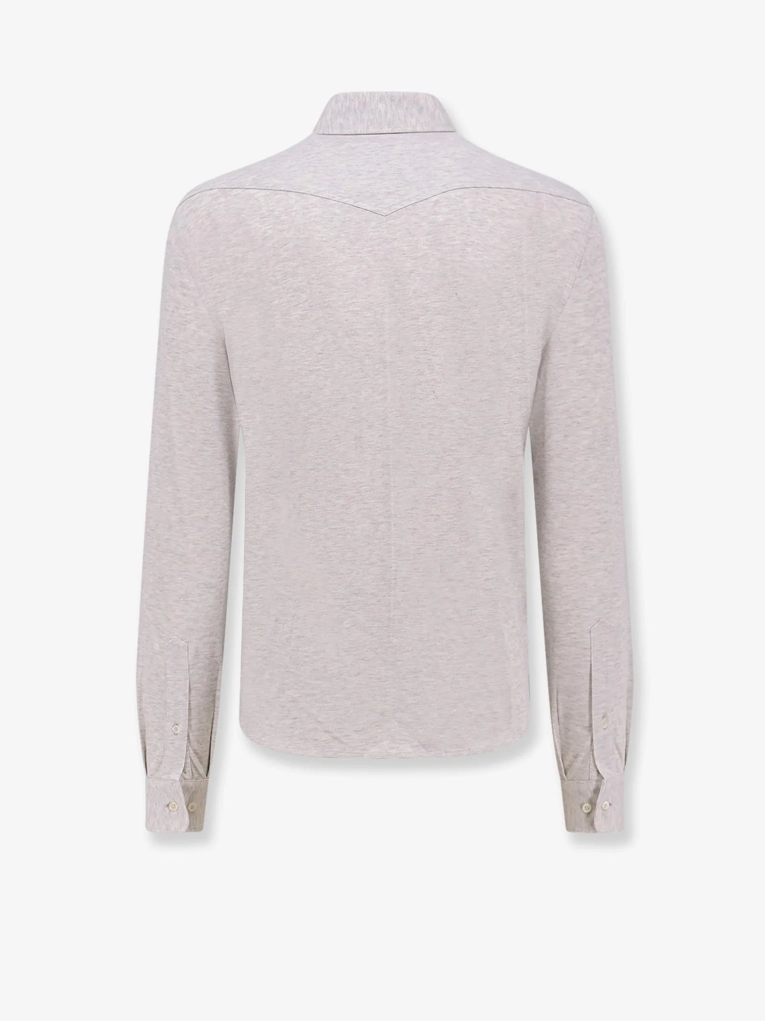 Leisure-fit cotton shirt