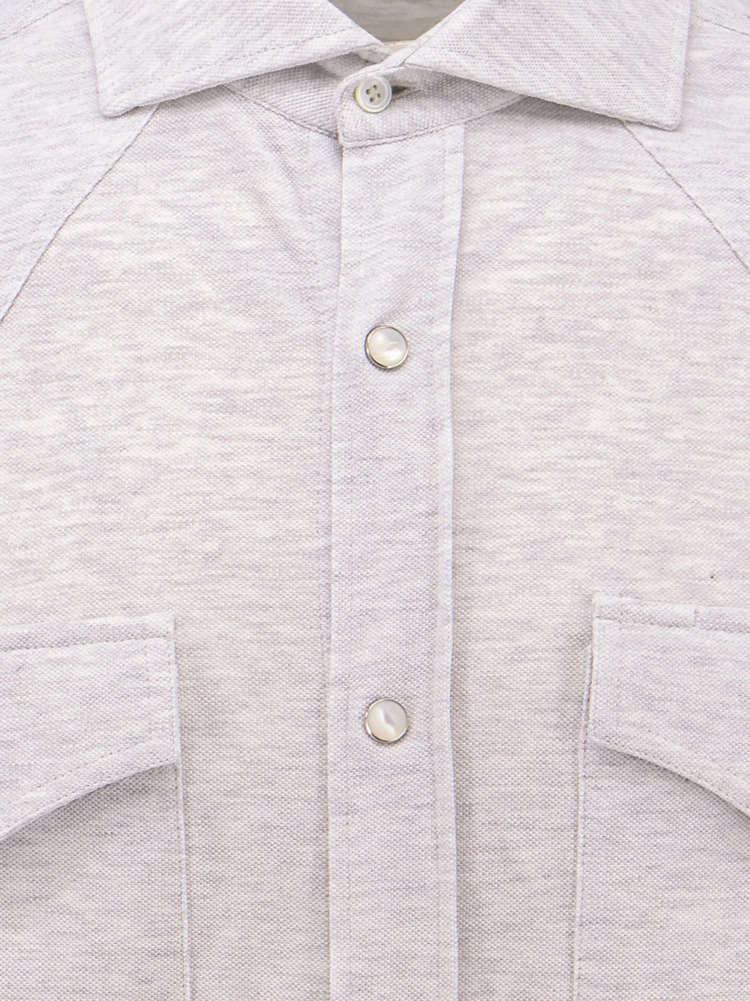 Leisure-fit cotton shirt