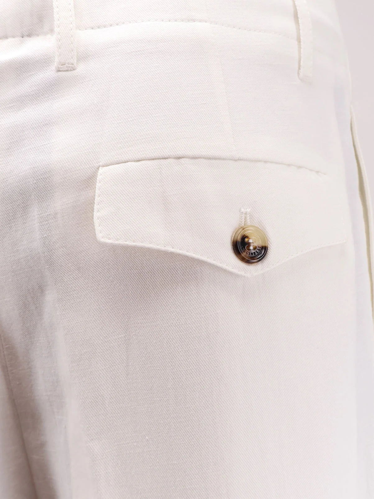 Linen and cotton trousers
