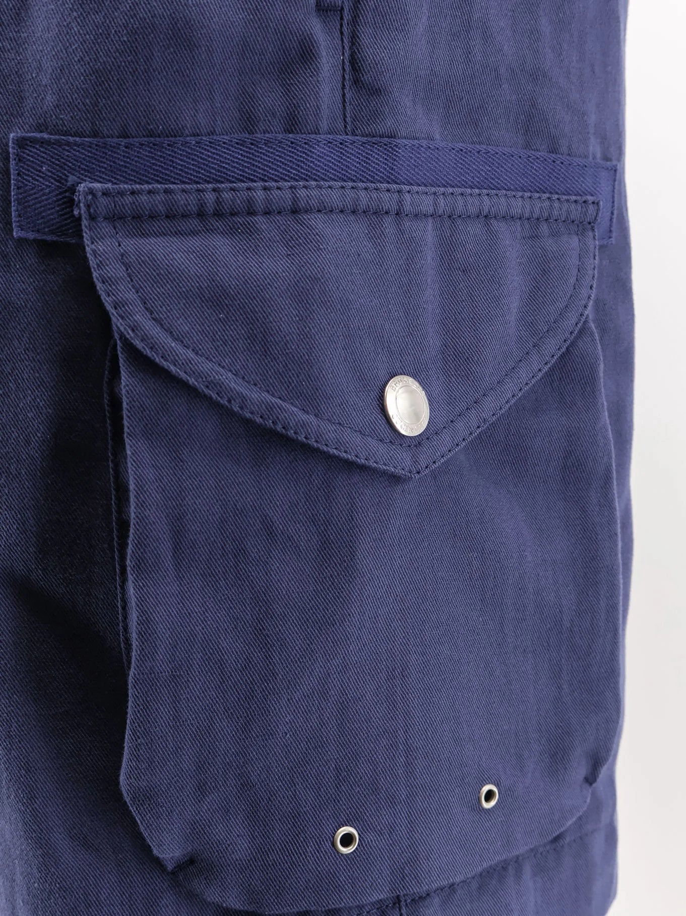 Linen and cotton shorts