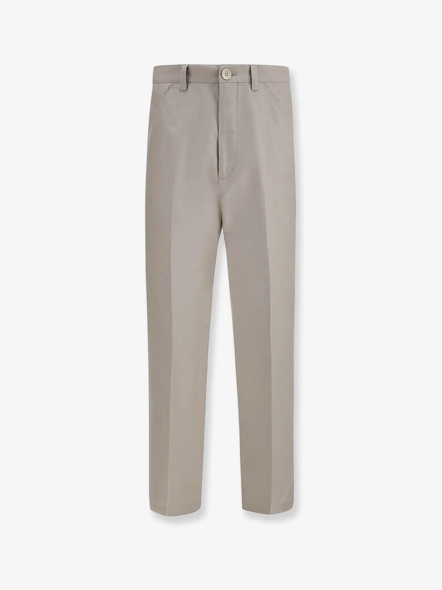 Cotton and linen trousers