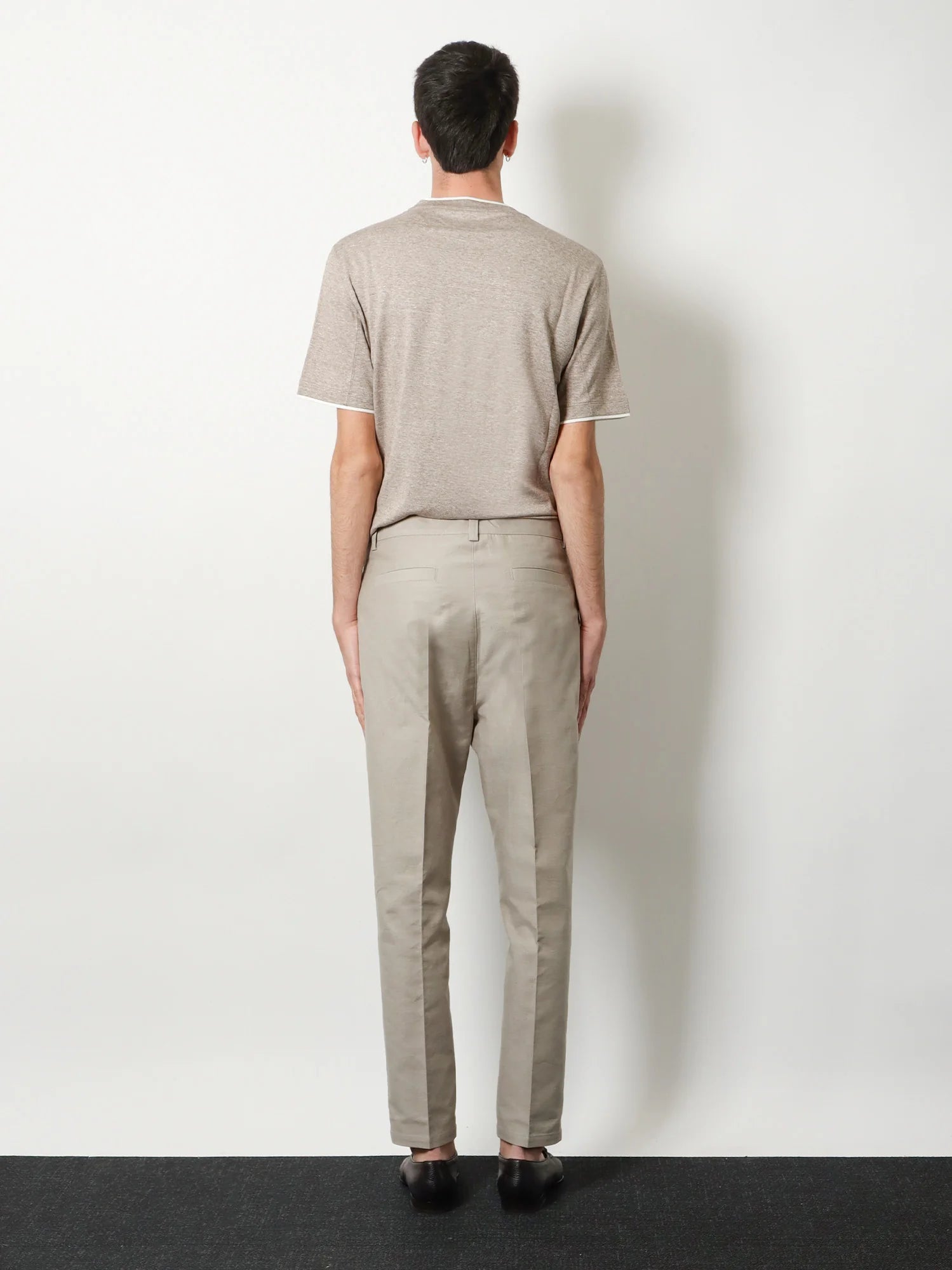 Cotton and linen trousers