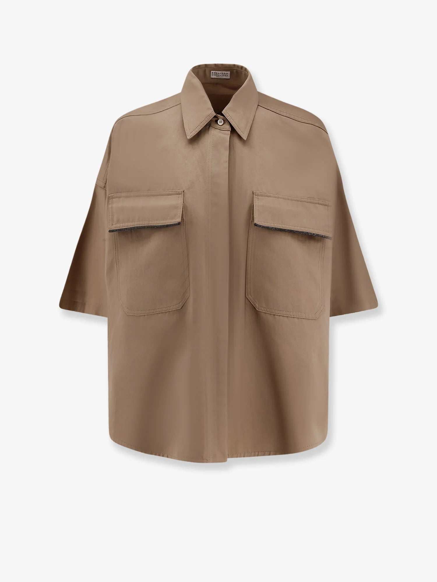 Linen and cotton blend shirt