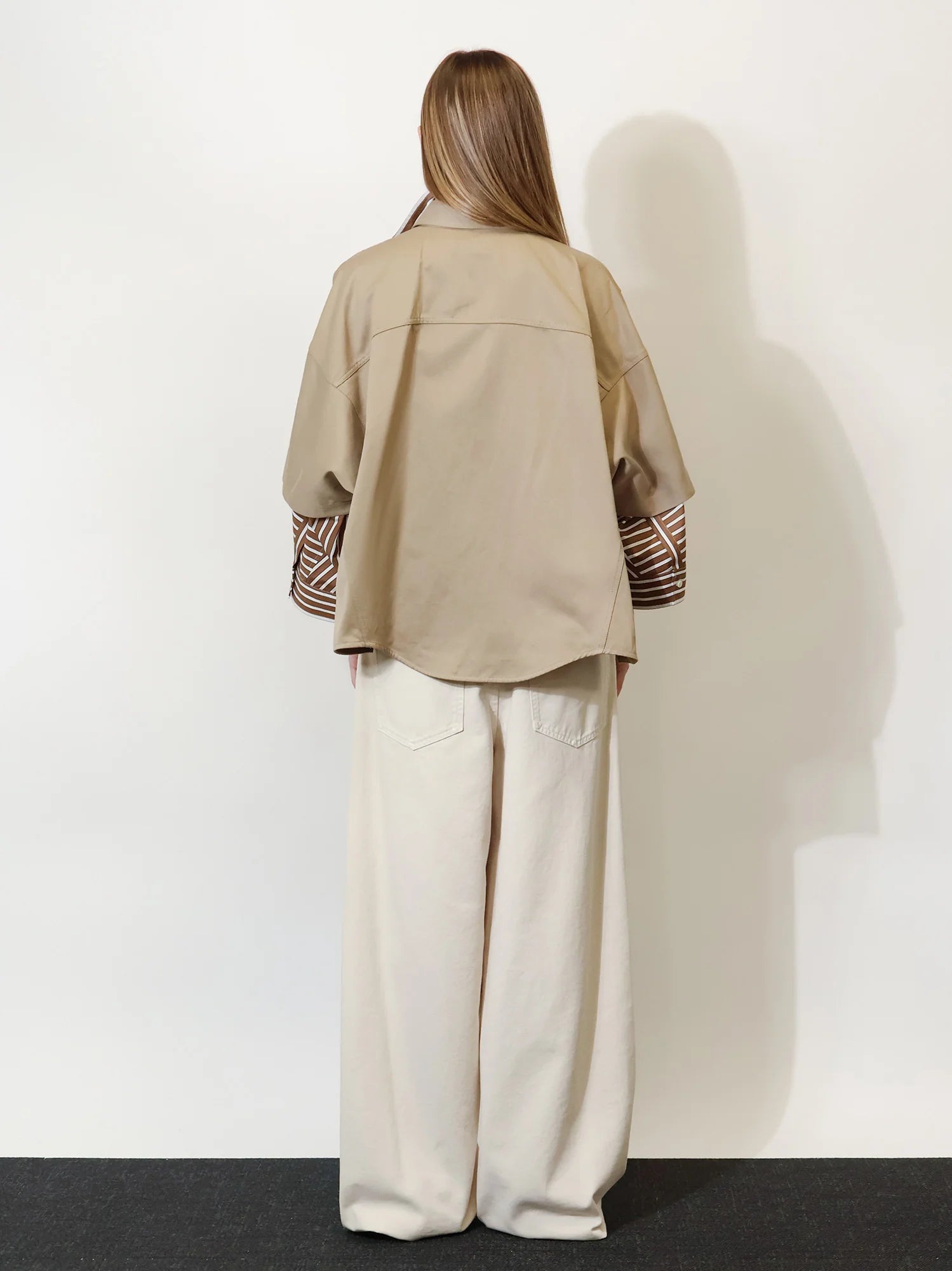 Linen and cotton blend shirt