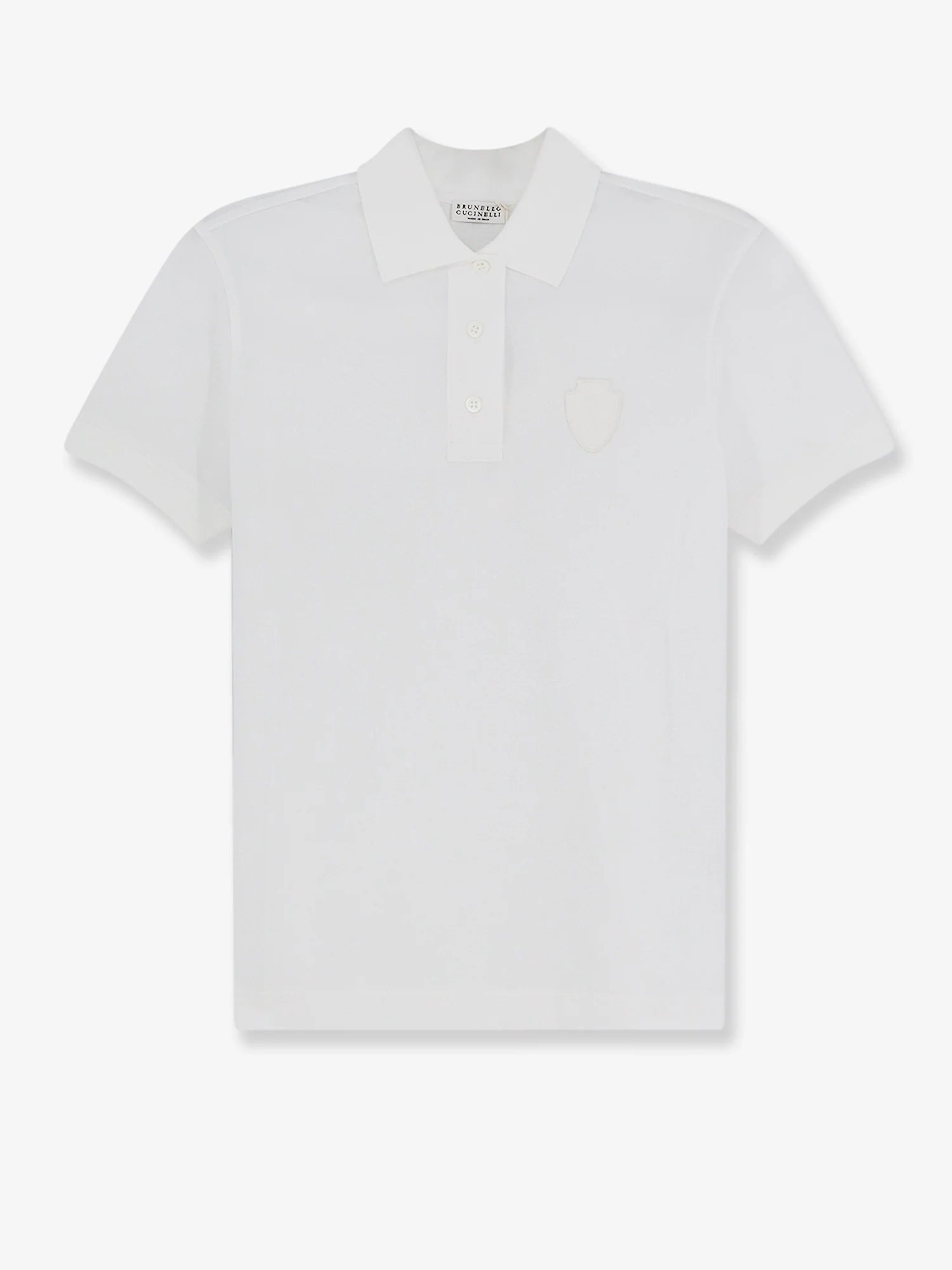 Cotton blend polo shirt