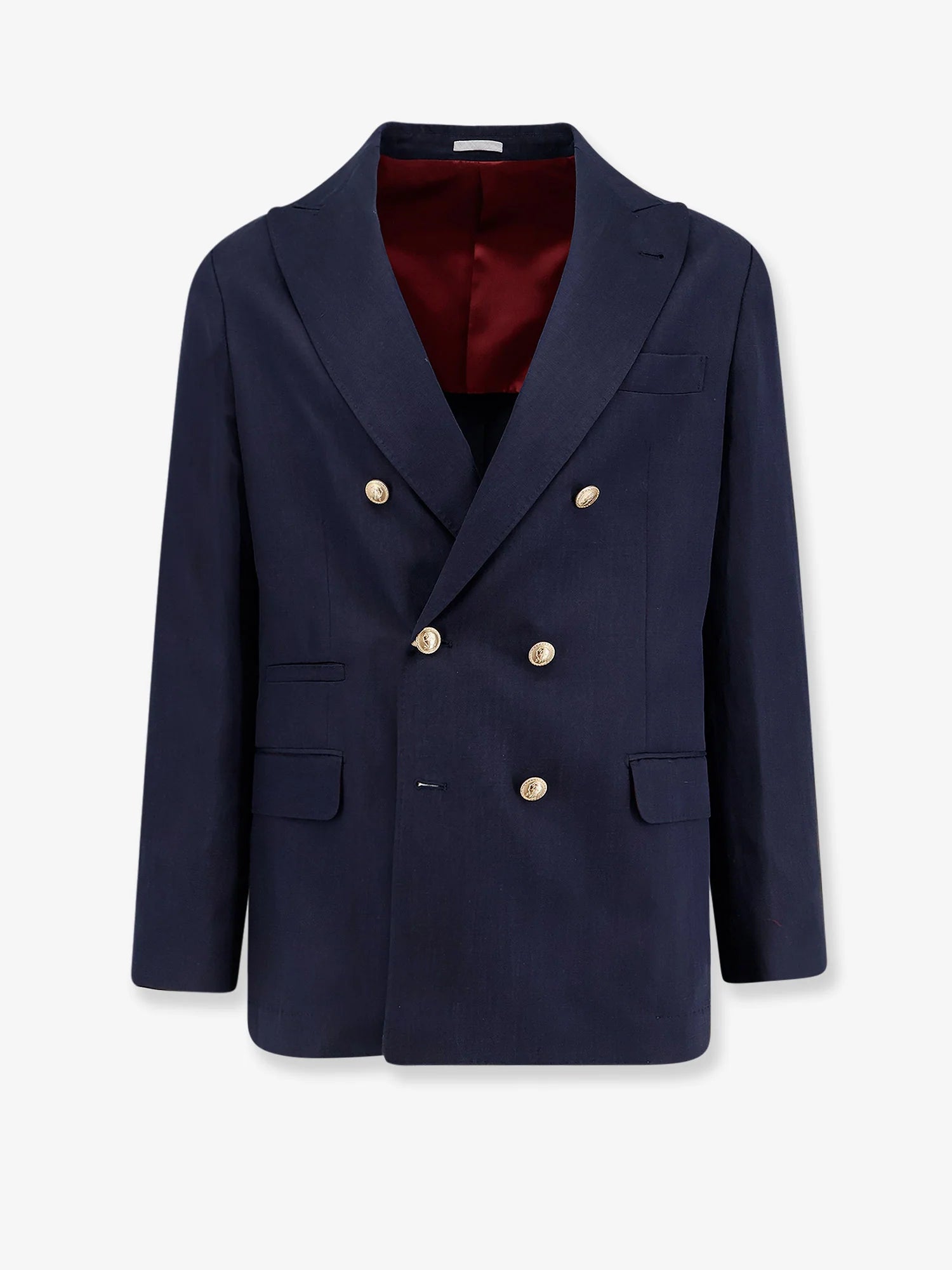 Silk and linen blazer