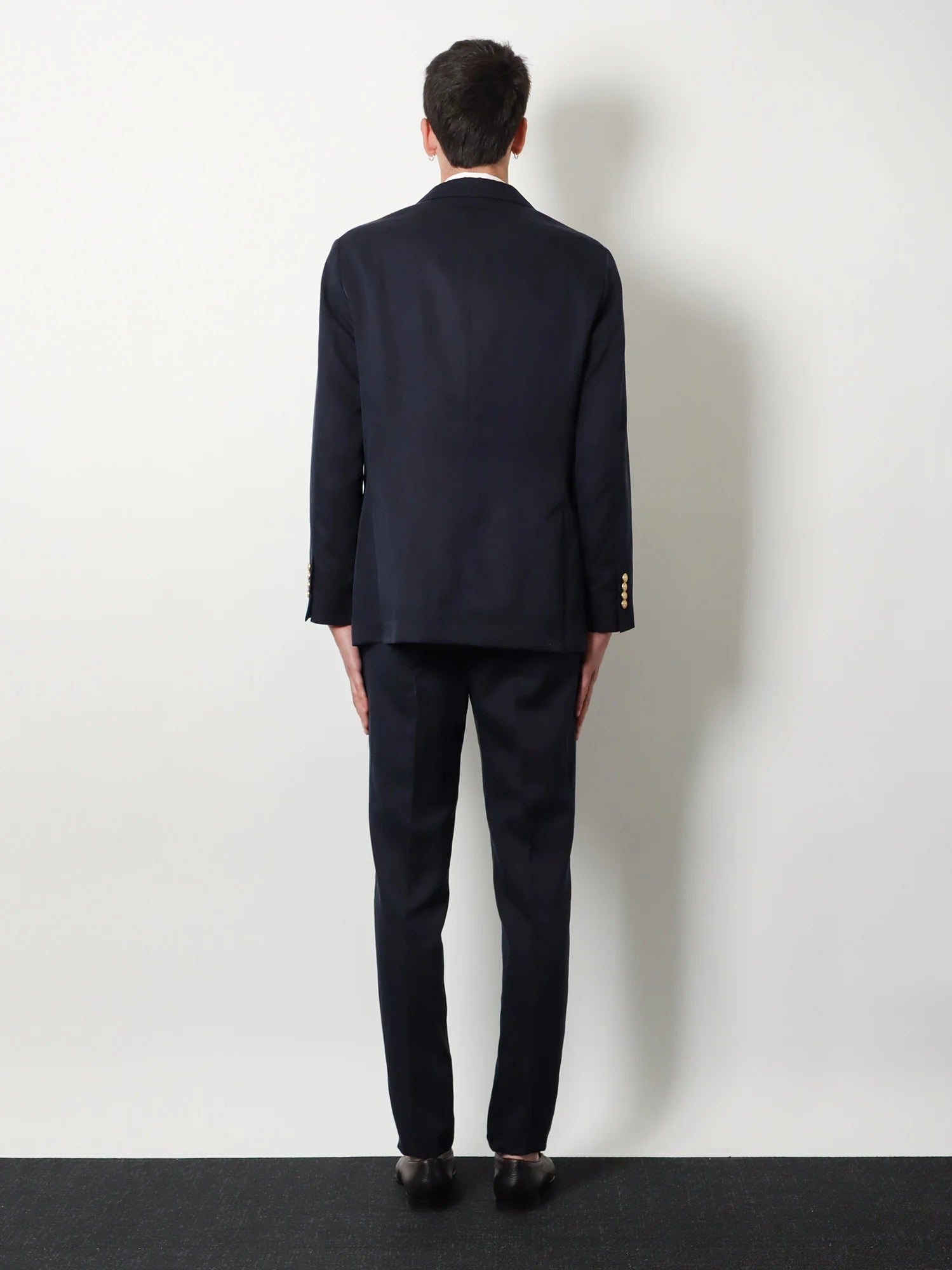 Silk and linen blazer