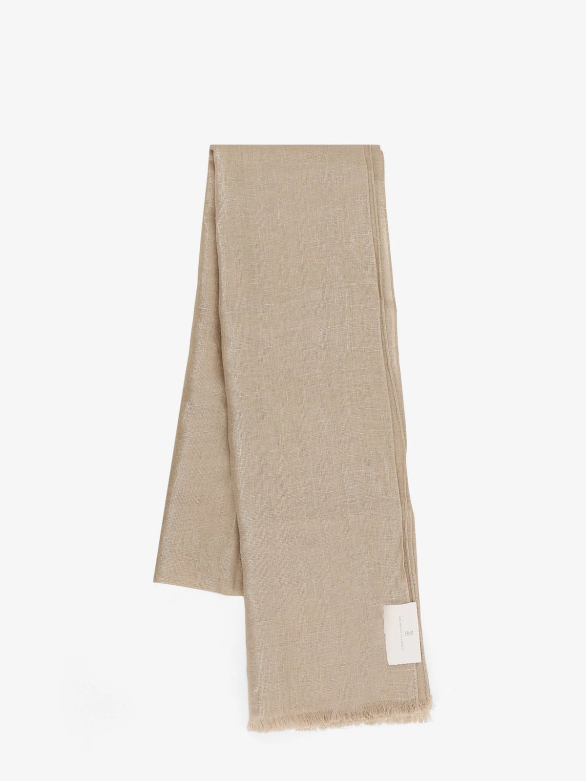 Lurex linen scarf