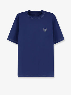 Technical nylon T-shirt with front logo