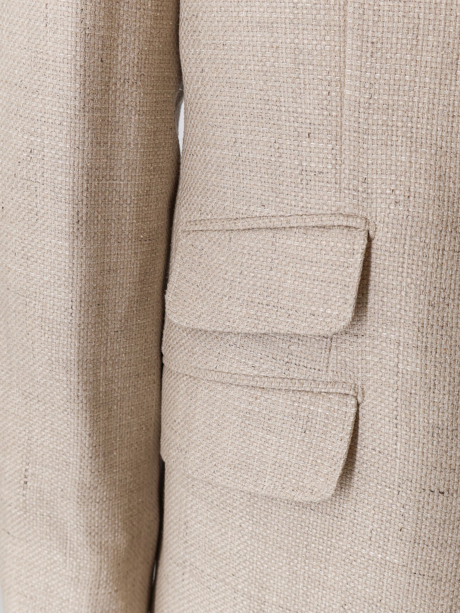 Silk, linen and wool suit