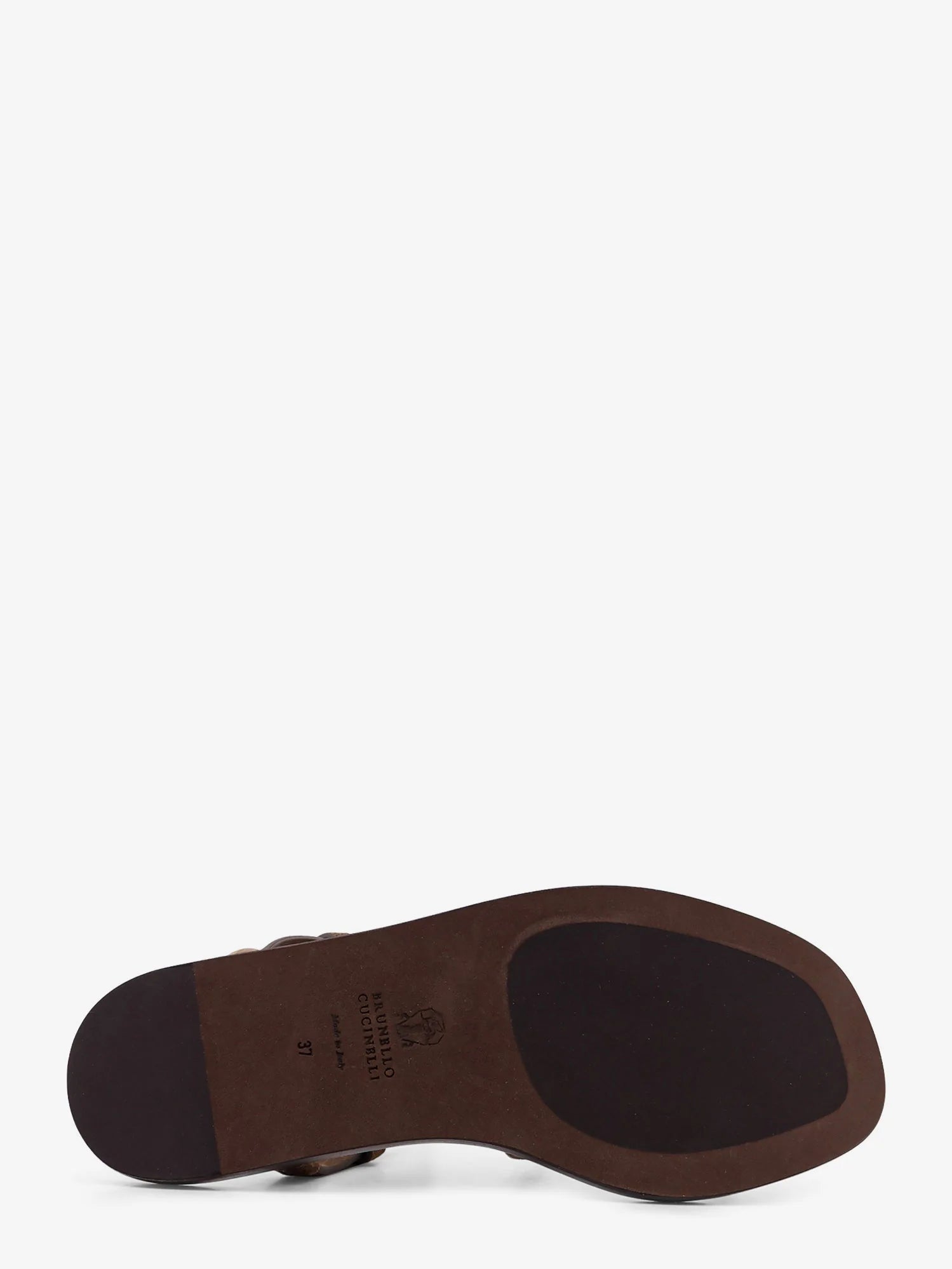 Suede sandals with Monili details
