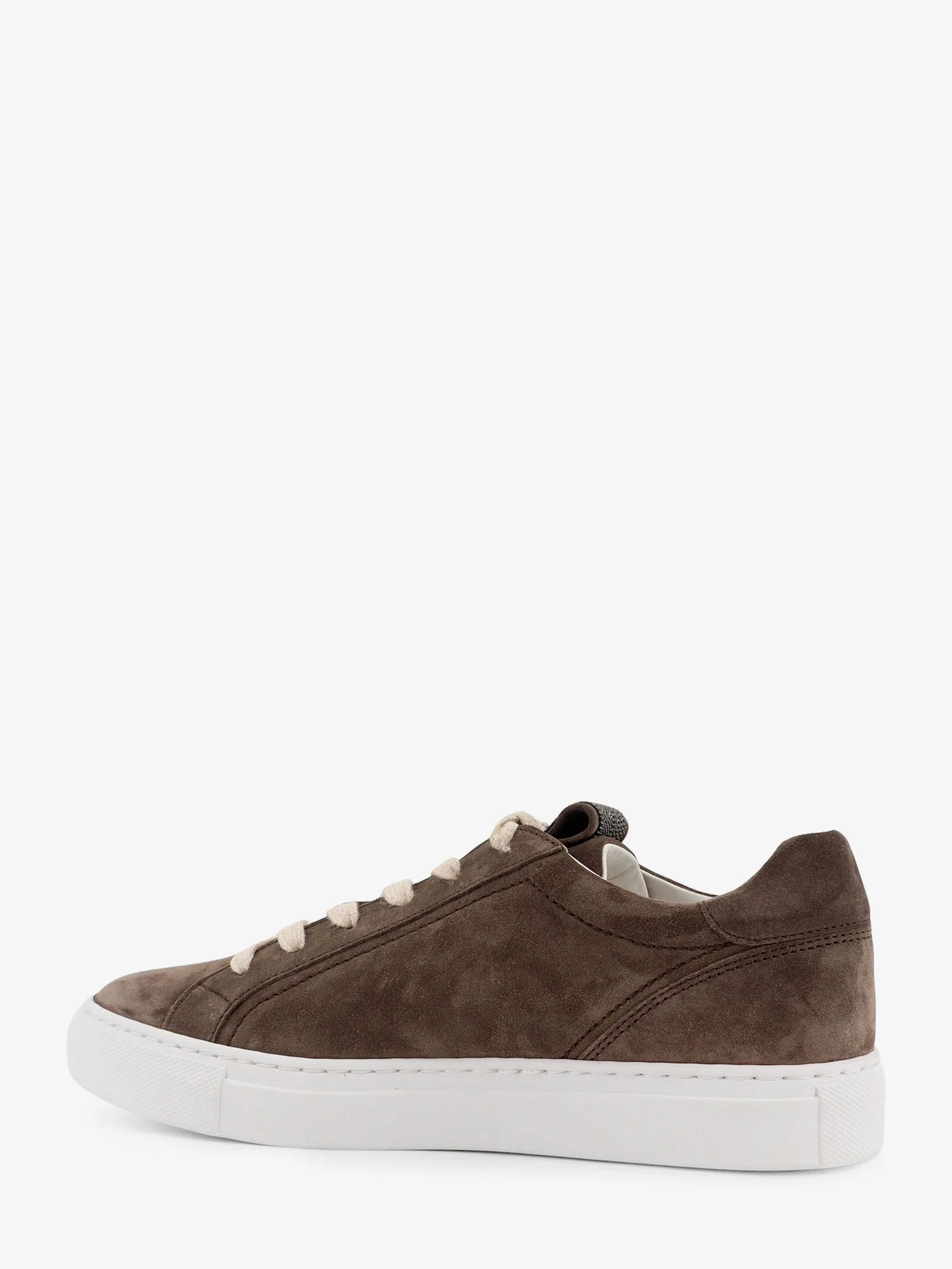 Suede sneakers with Monili detail
