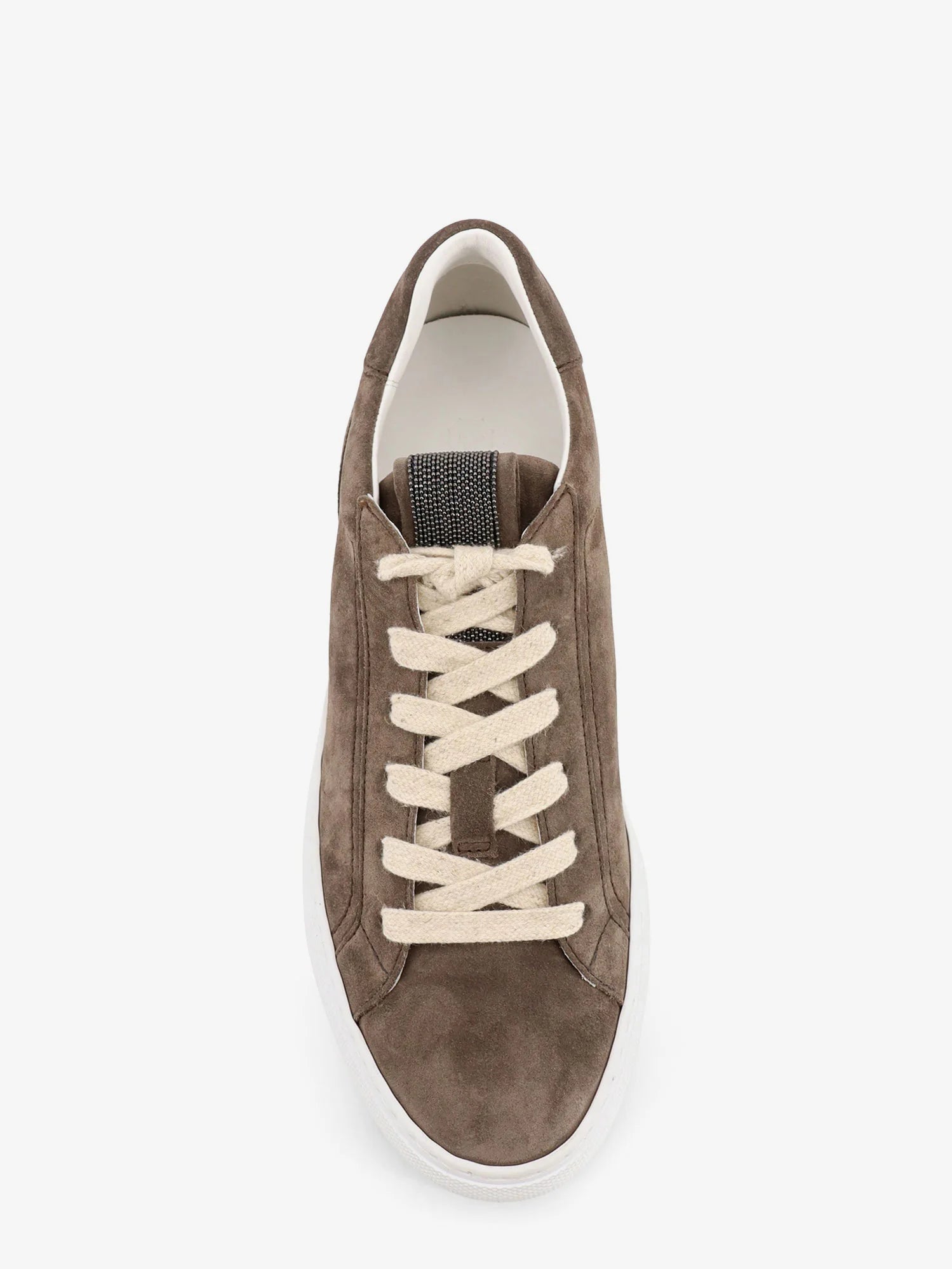Suede sneakers with Monili detail
