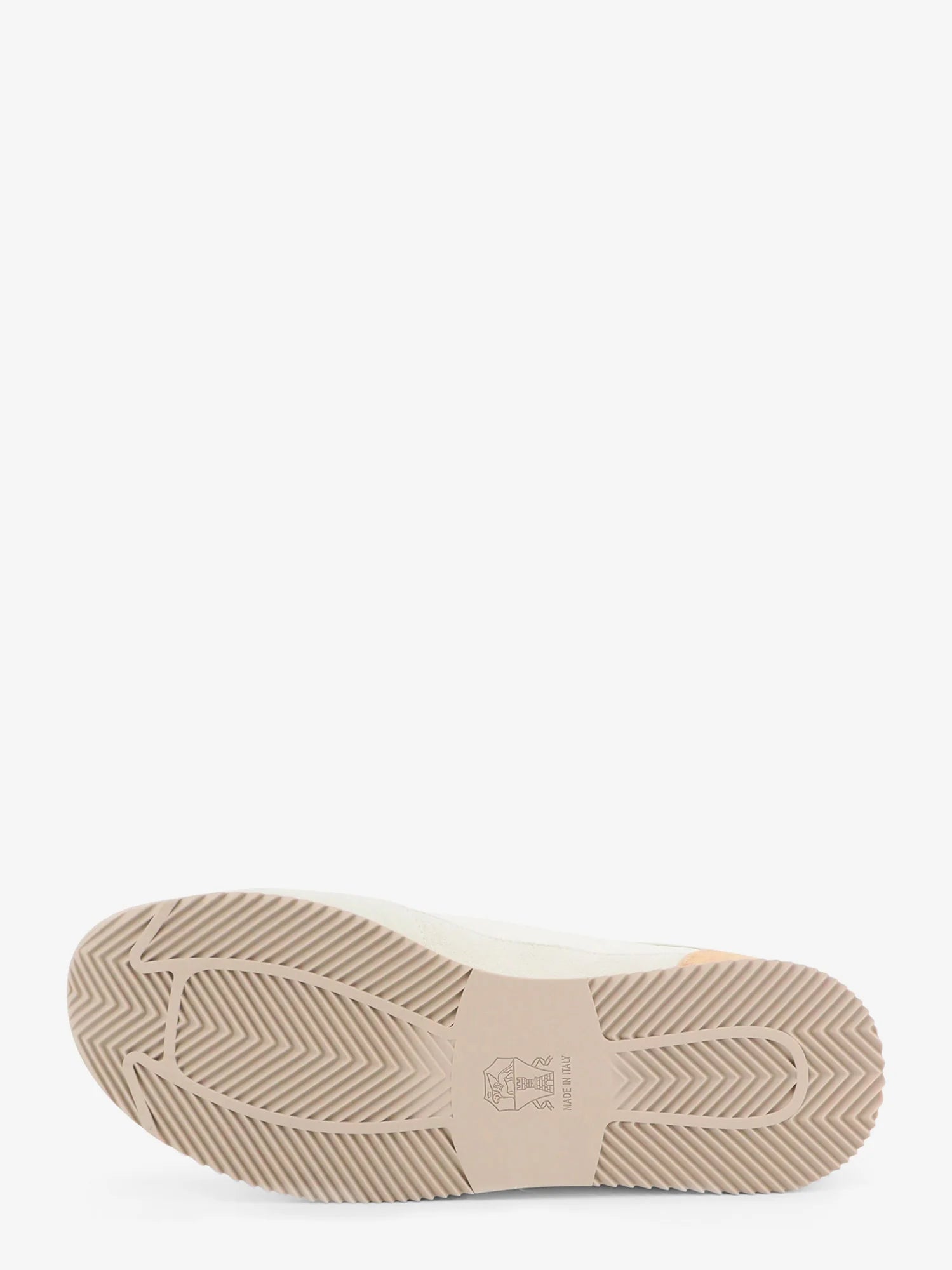 Leather sneakers with suede inserts