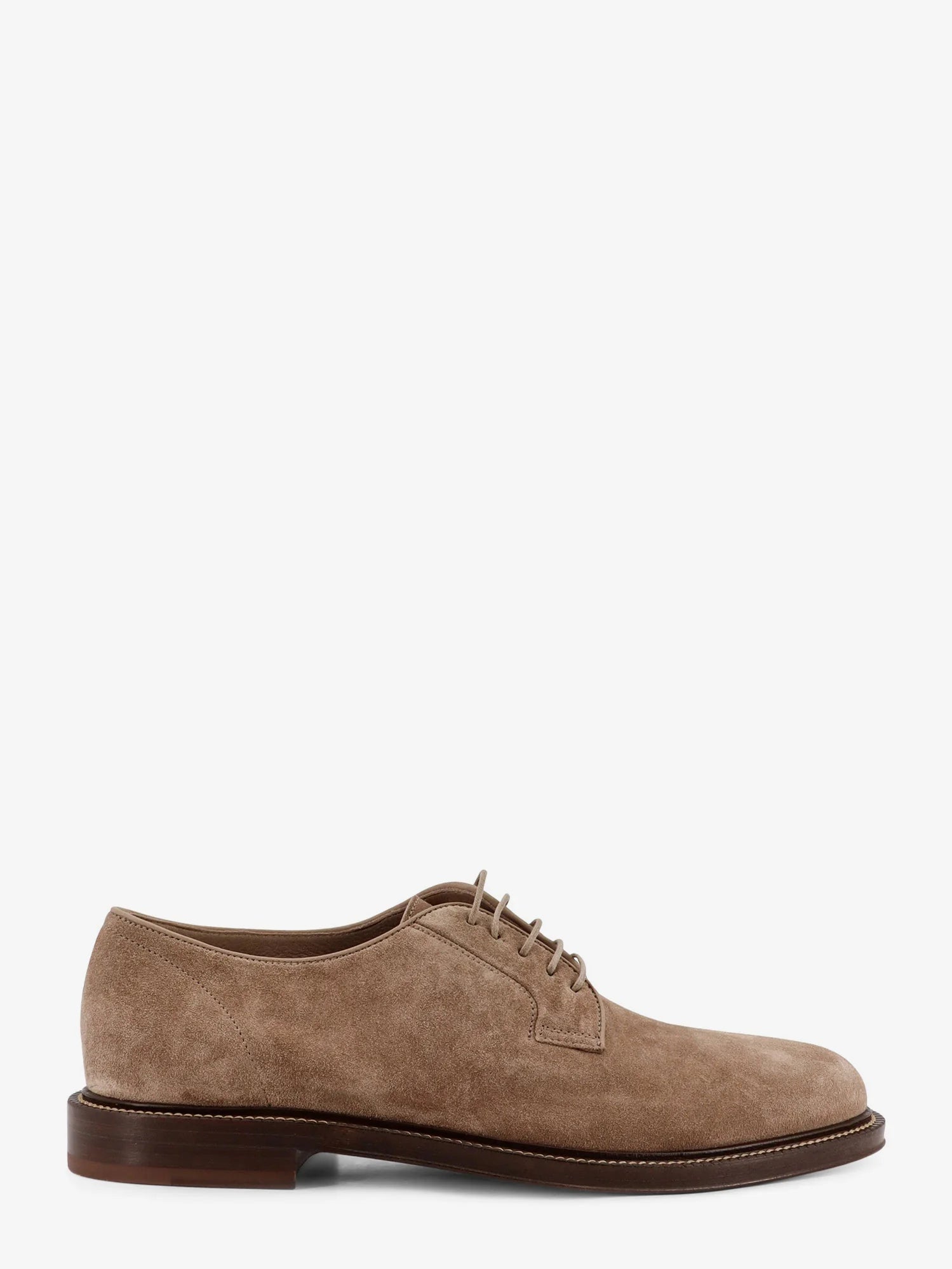 Suede lace-up