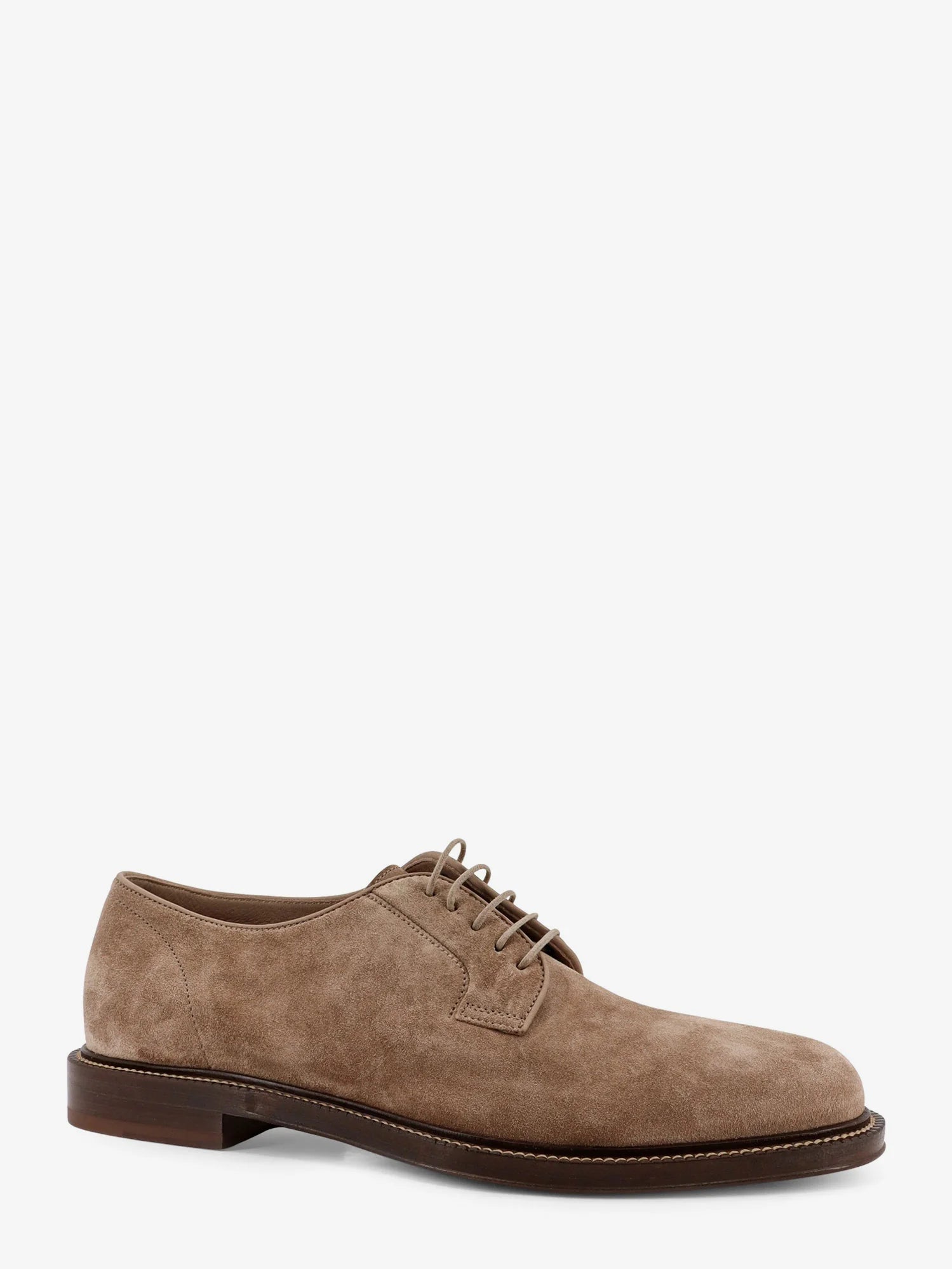 Suede lace-up