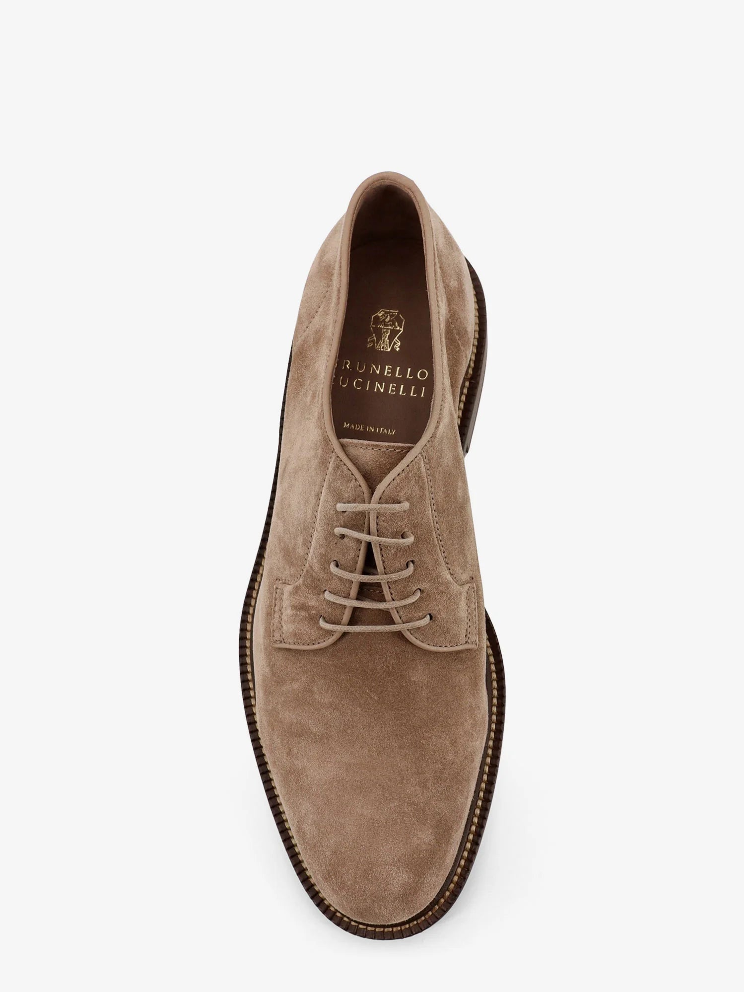 Suede lace-up
