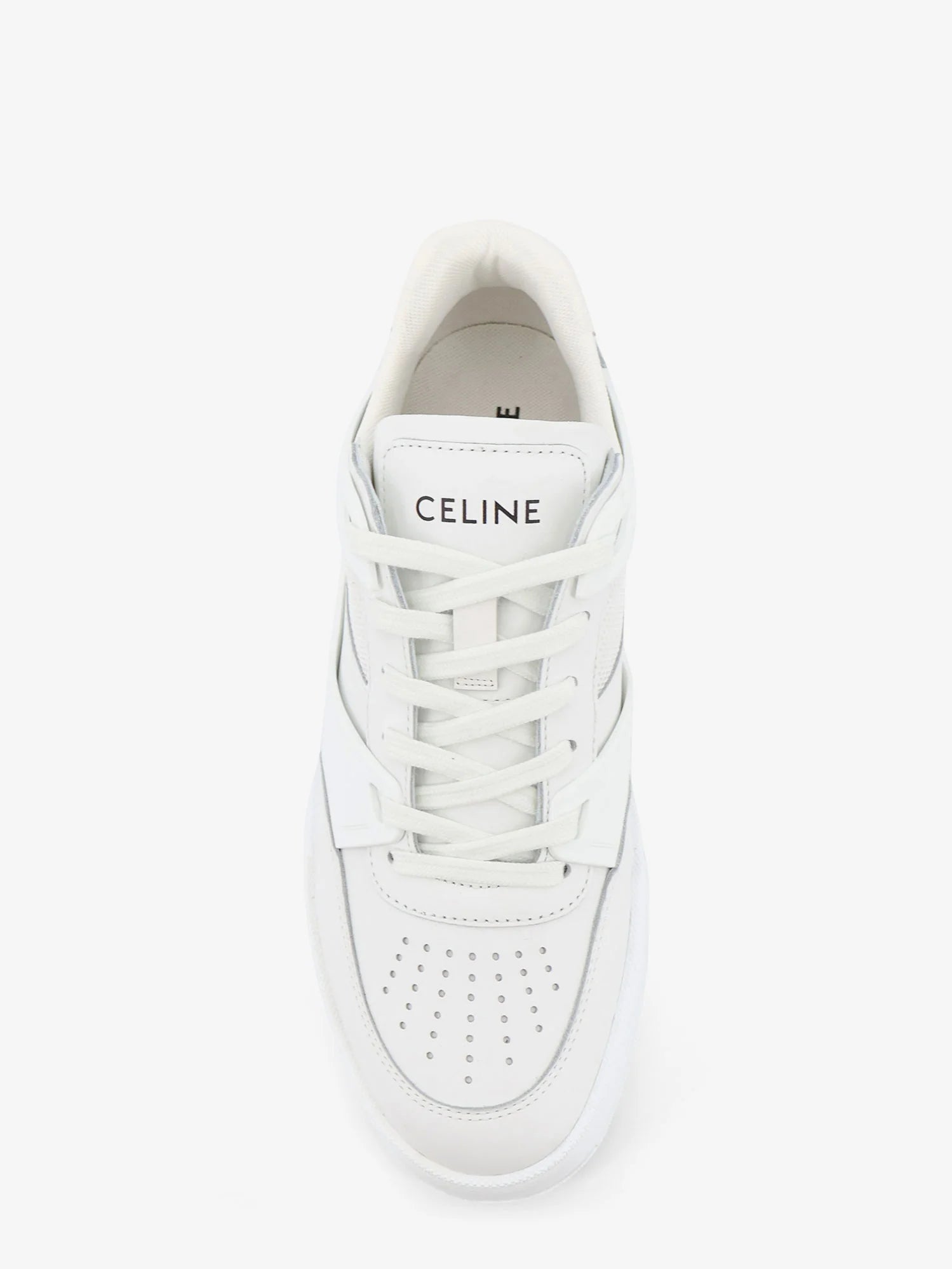 CT-09 leather sneakers with mesh inserts