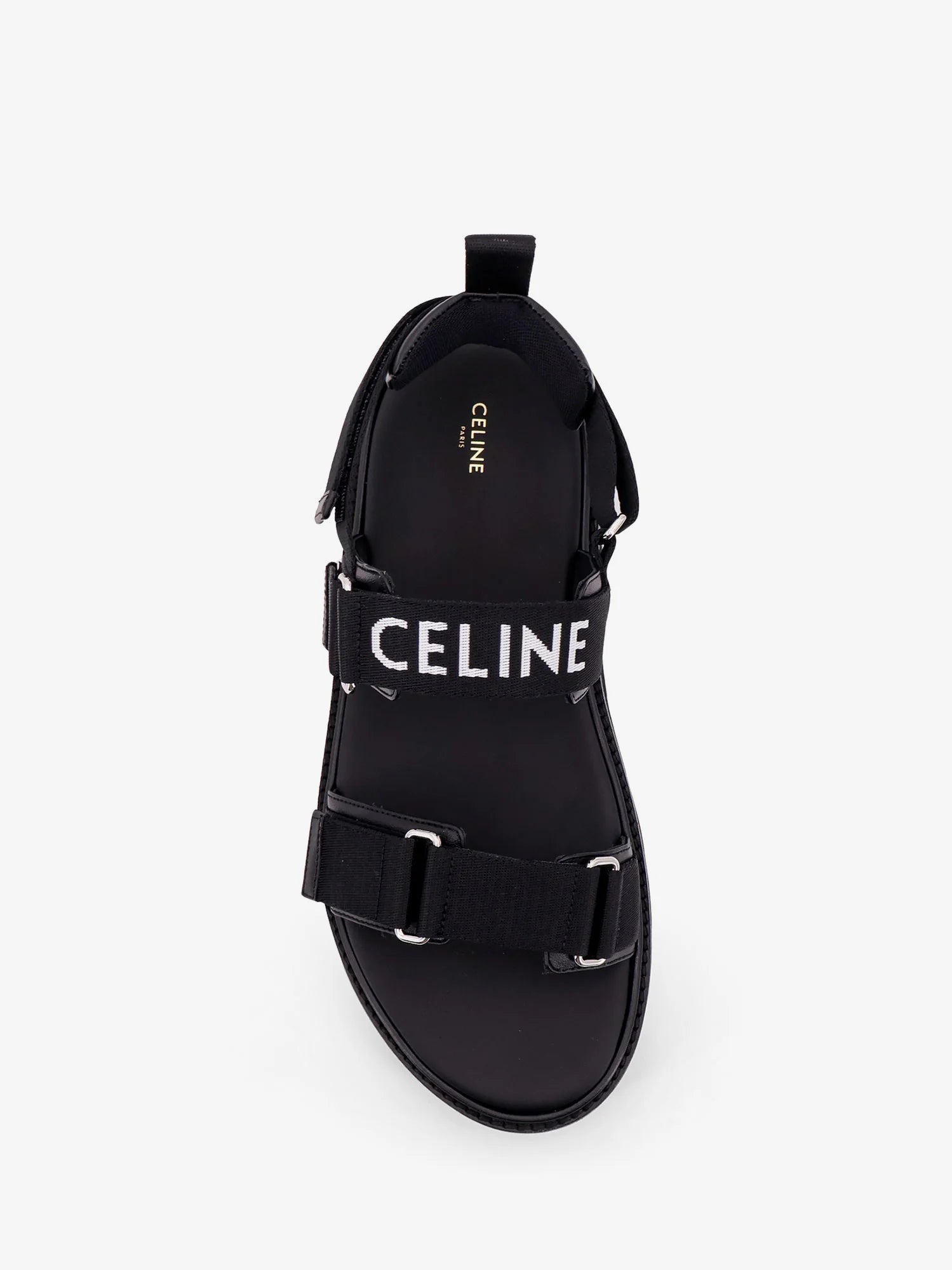 Sandali in tela jacquard Celine