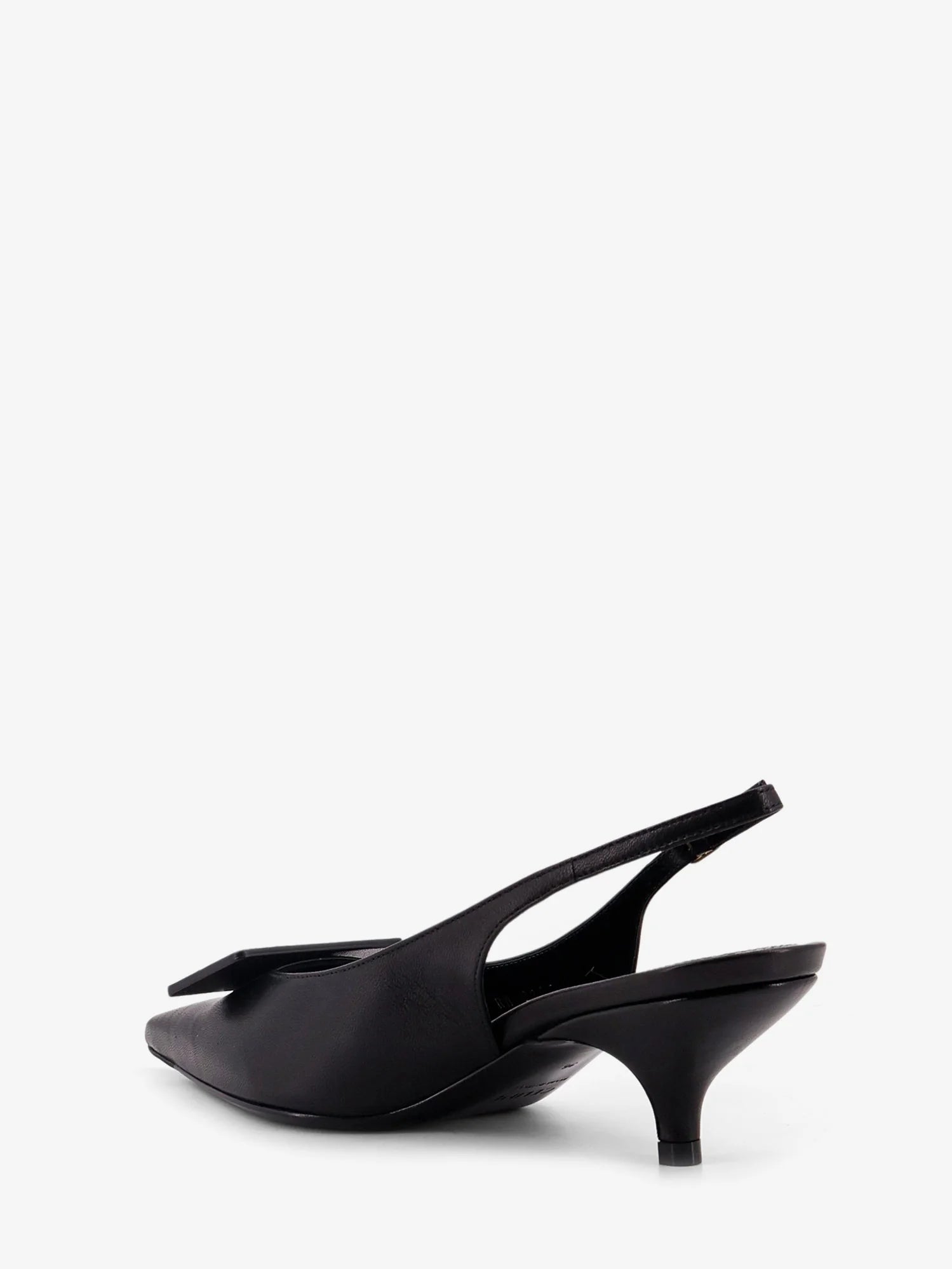 Signature leather pumps