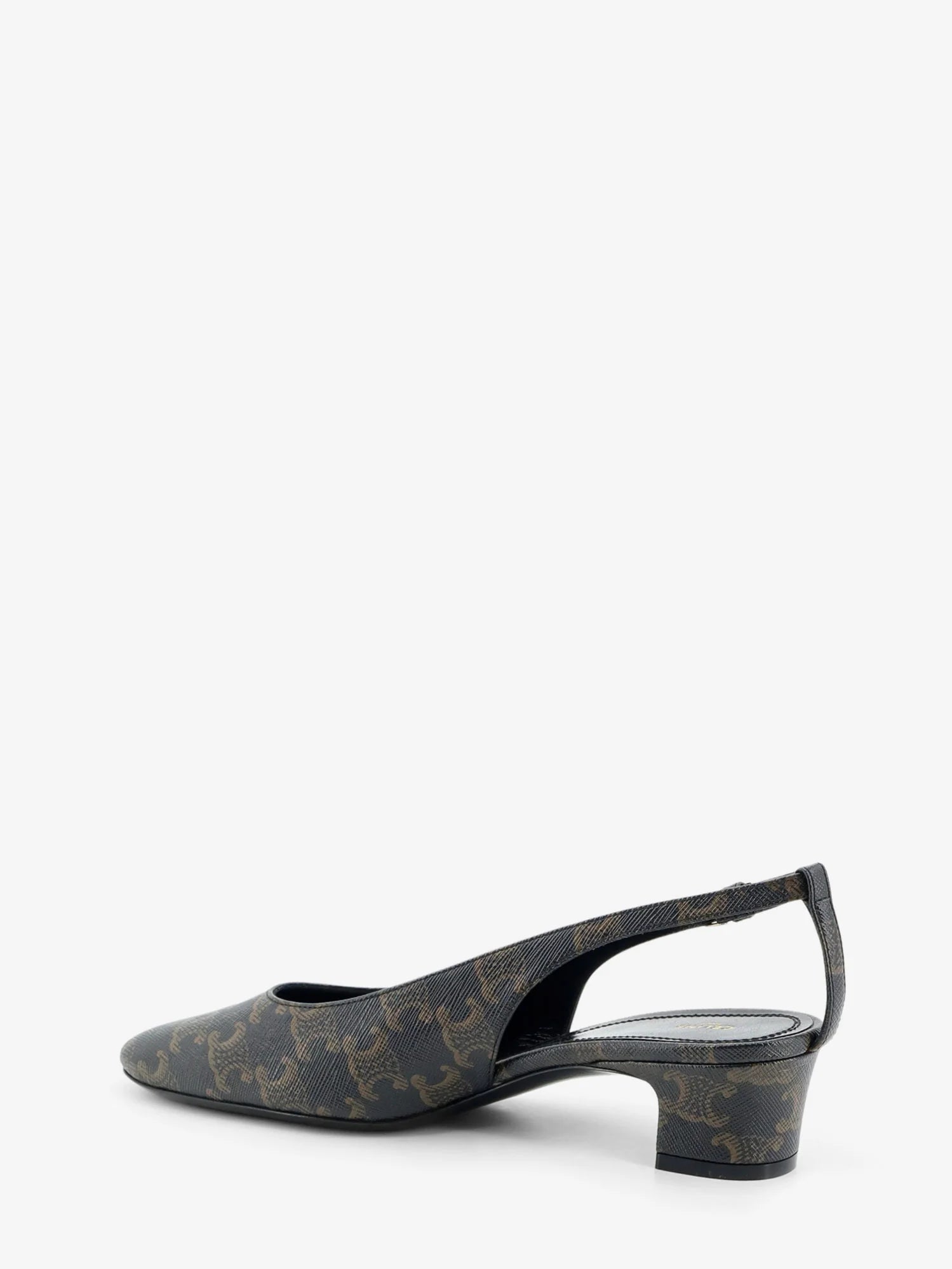 Neo City Triomphe coated canvas décolleté