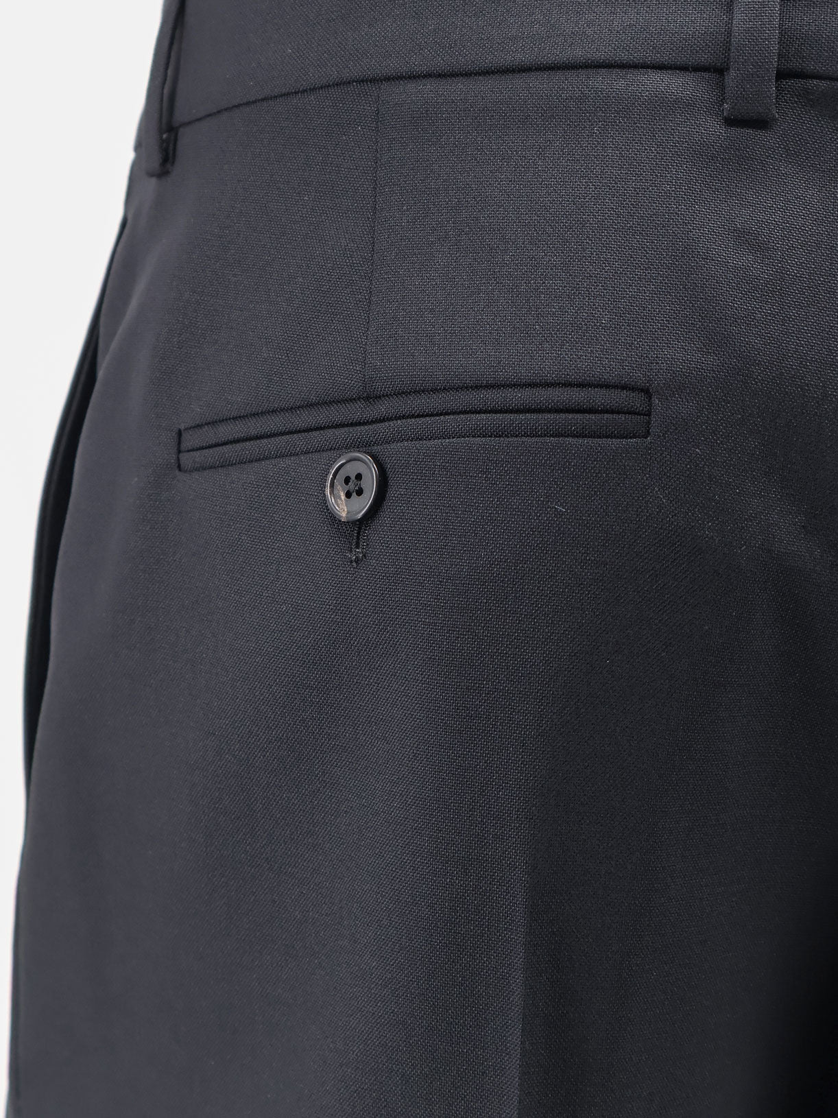 Wool and mohair trousers