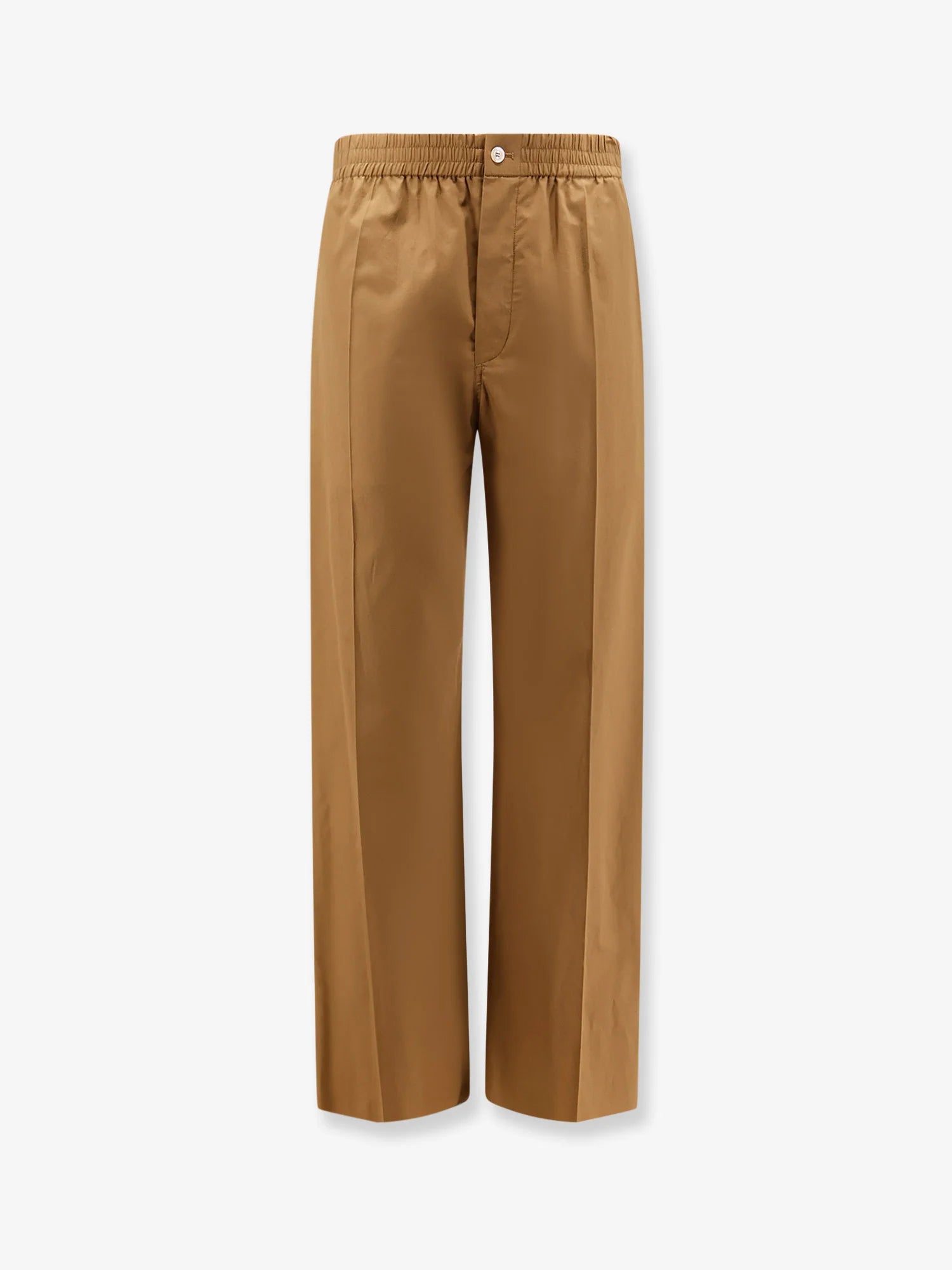 Cotton and linen trousers
