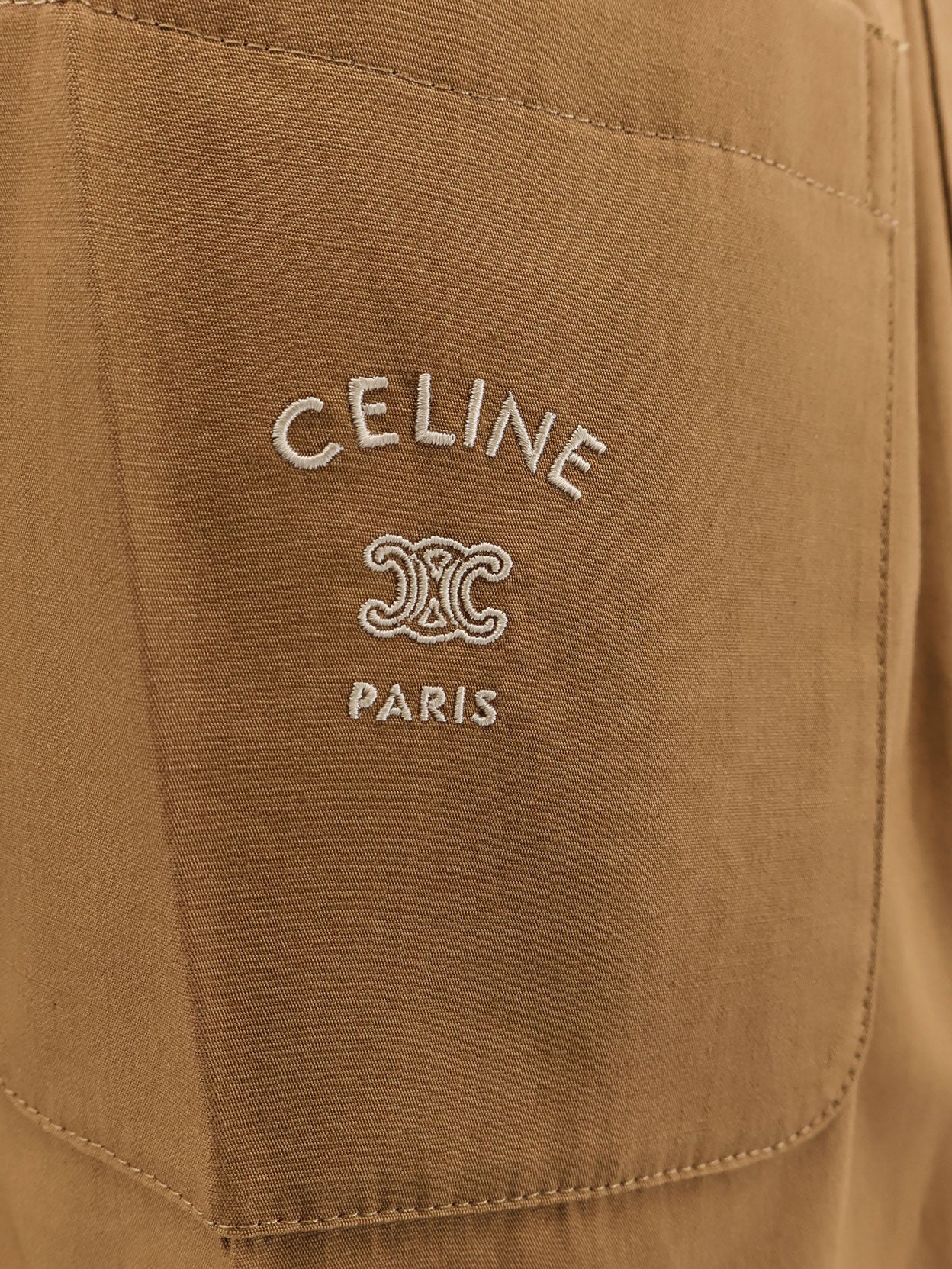 Cotton and linen trousers
