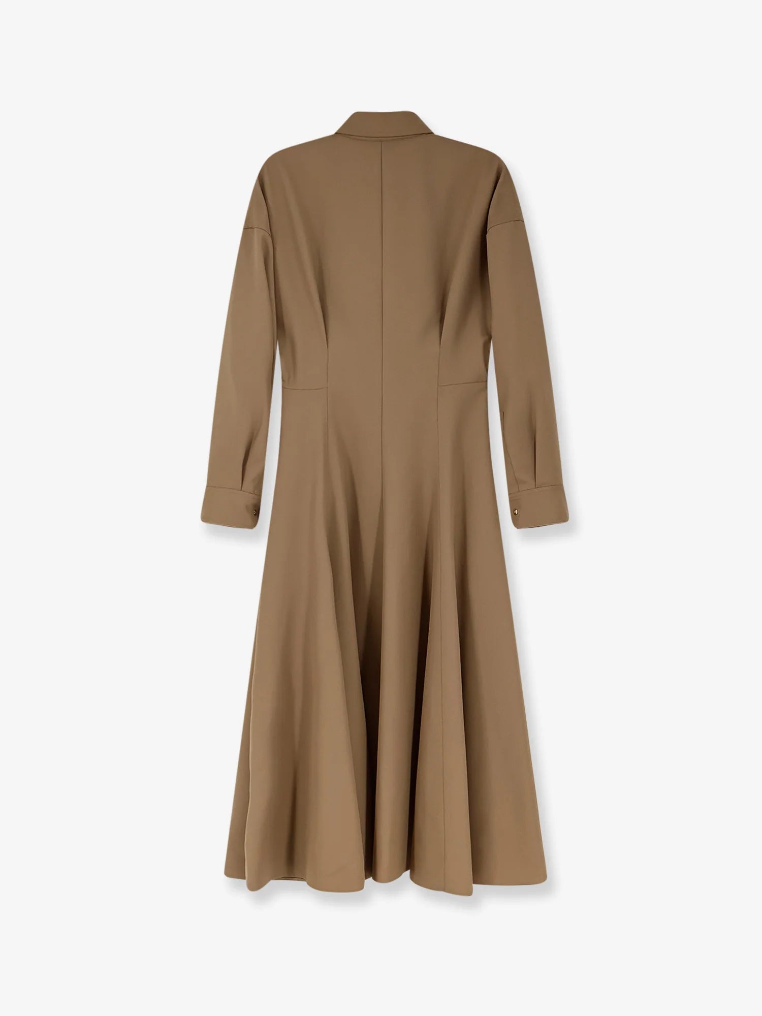 Wool shirt dress
