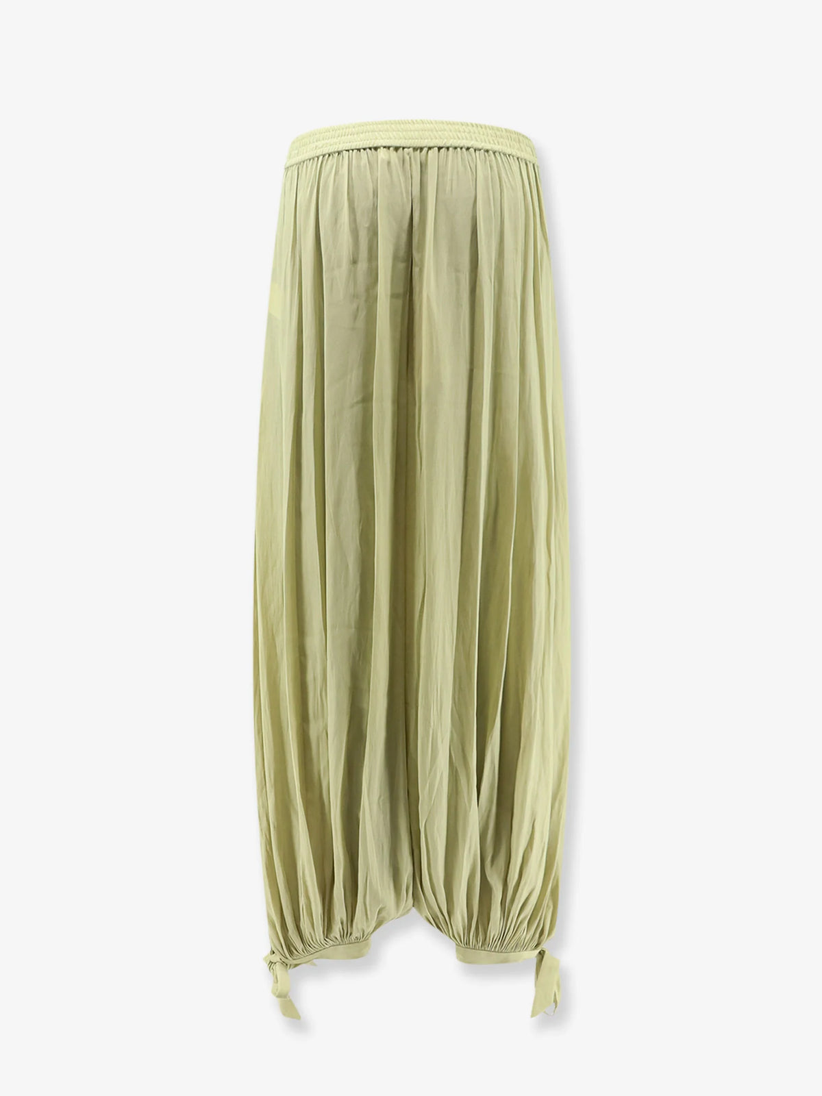 Harem trousers with knot detail