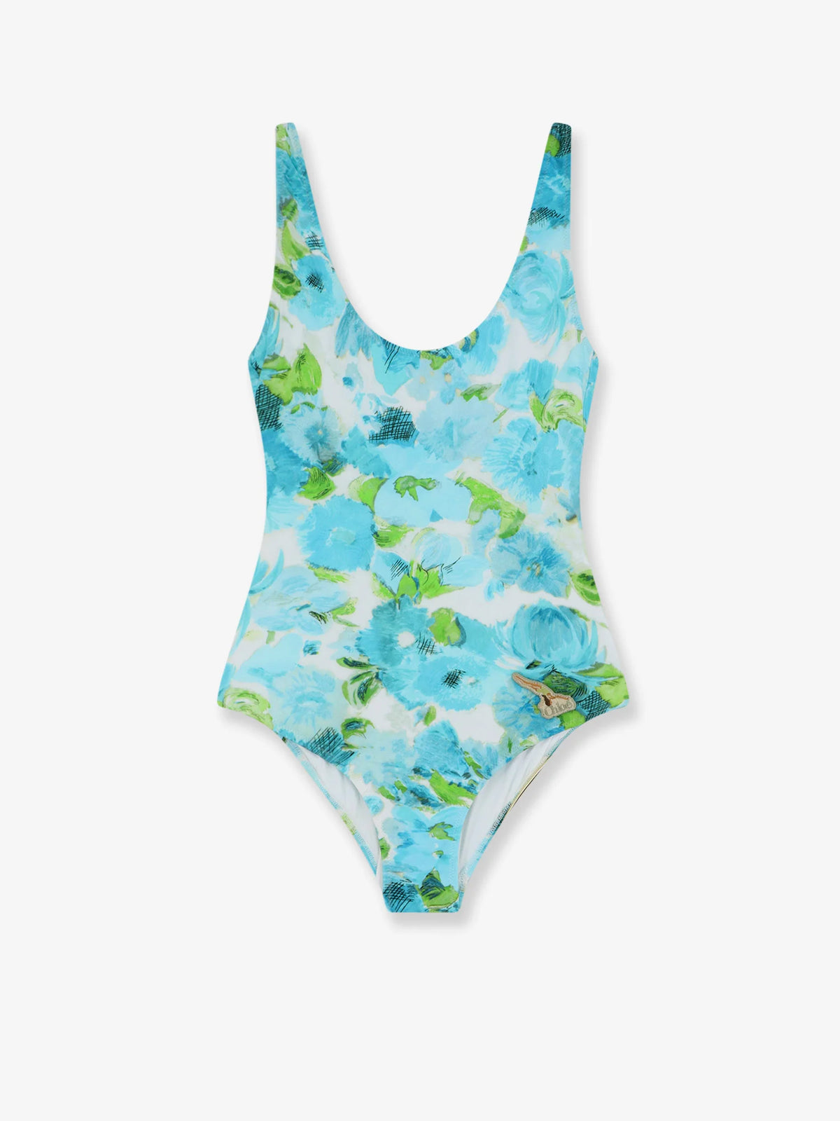 One-piece multicolor swimsuit