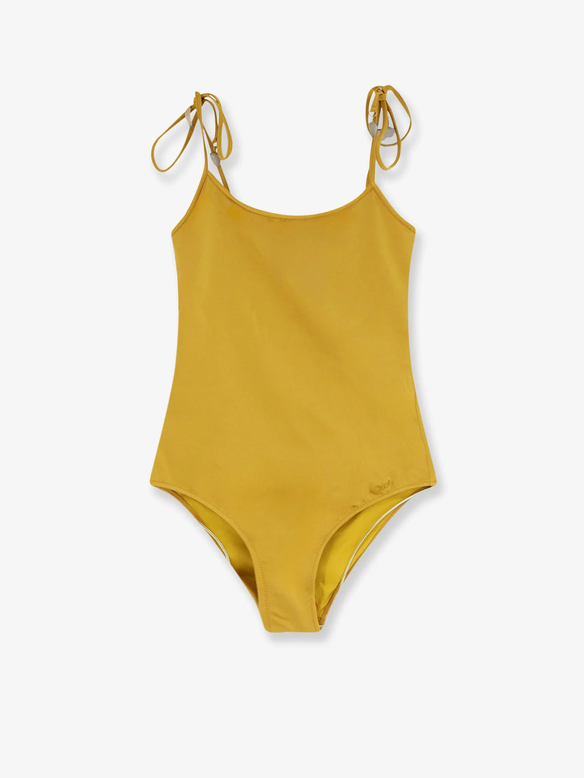 Knotted one-piece swimsuit