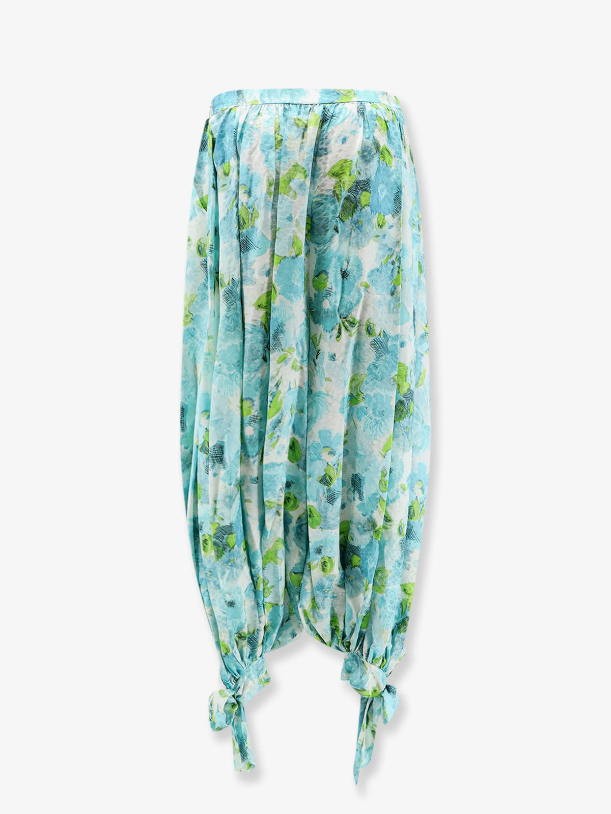 Harem multicolor silk trousers
