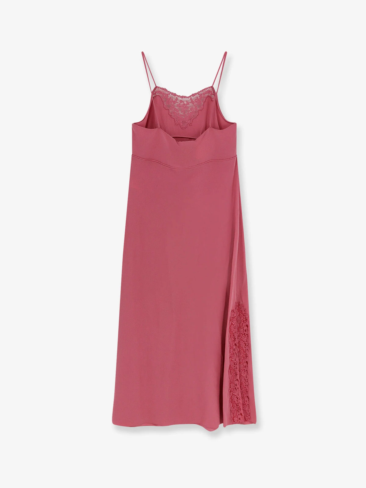 Silk long slipdress