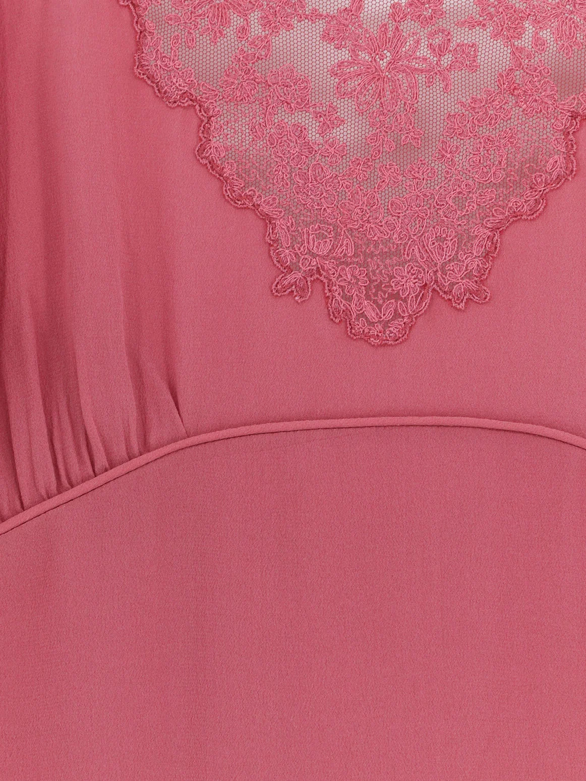 Silk long slipdress