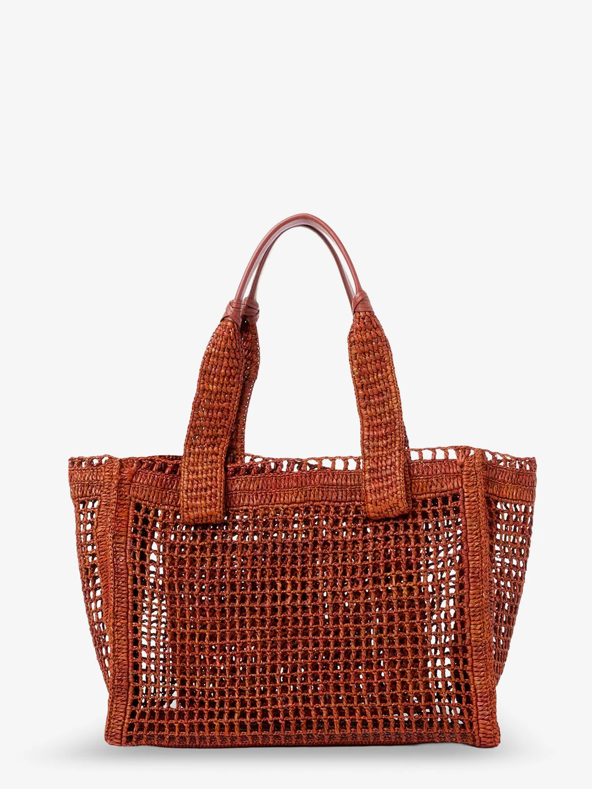 East-West Summer Banana Raffia Shoulder Bag