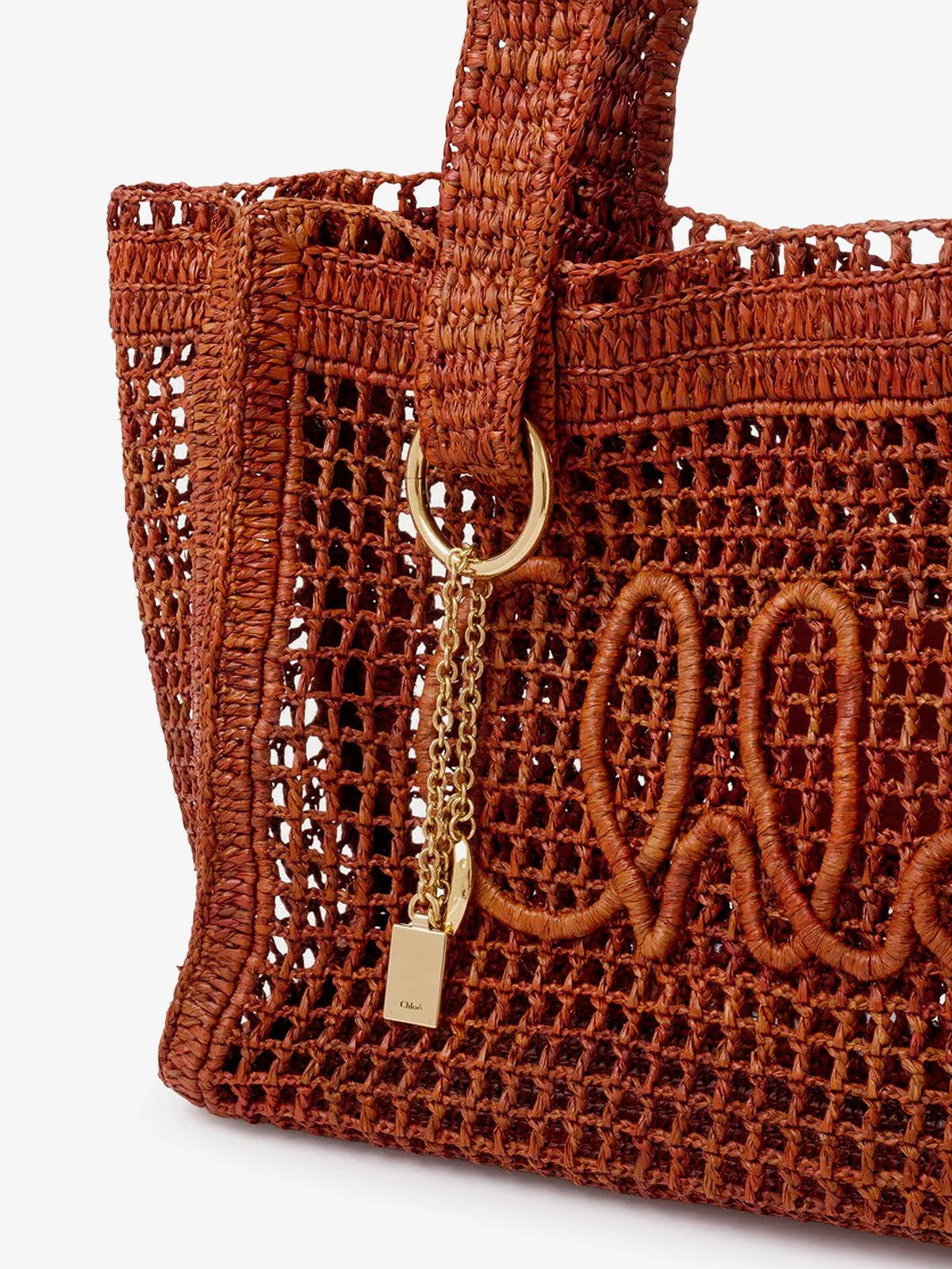 East-West Summer Banana Raffia Shoulder Bag