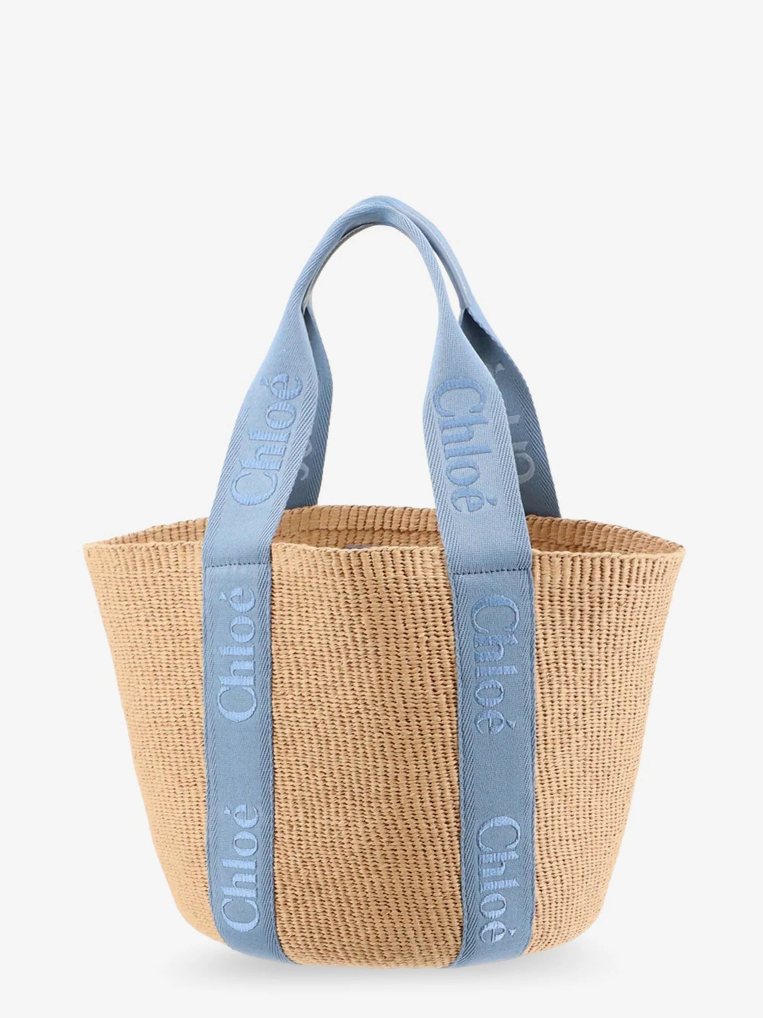 Woody Raffia Shoulder Bag