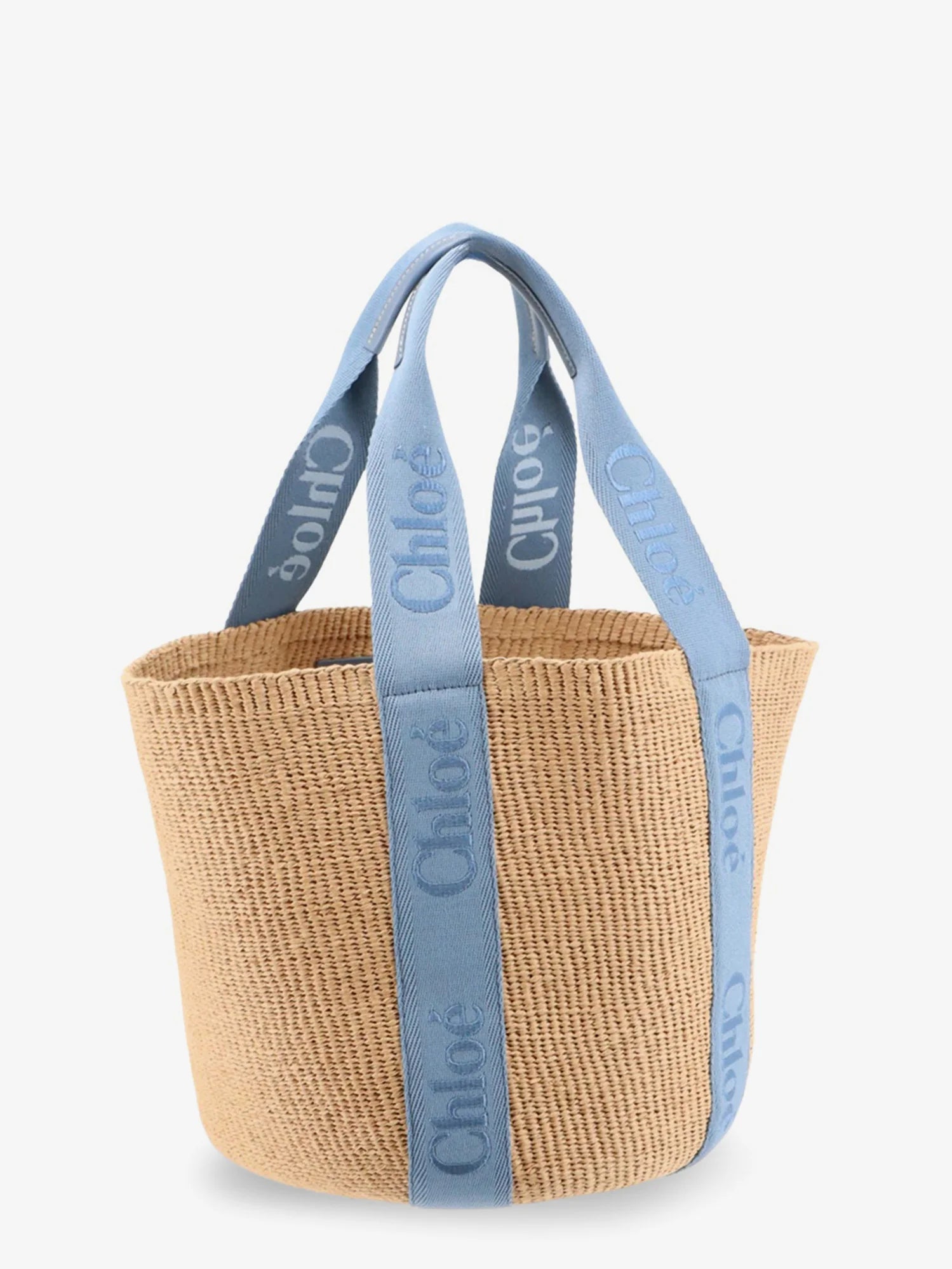 Woody Raffia Shoulder Bag