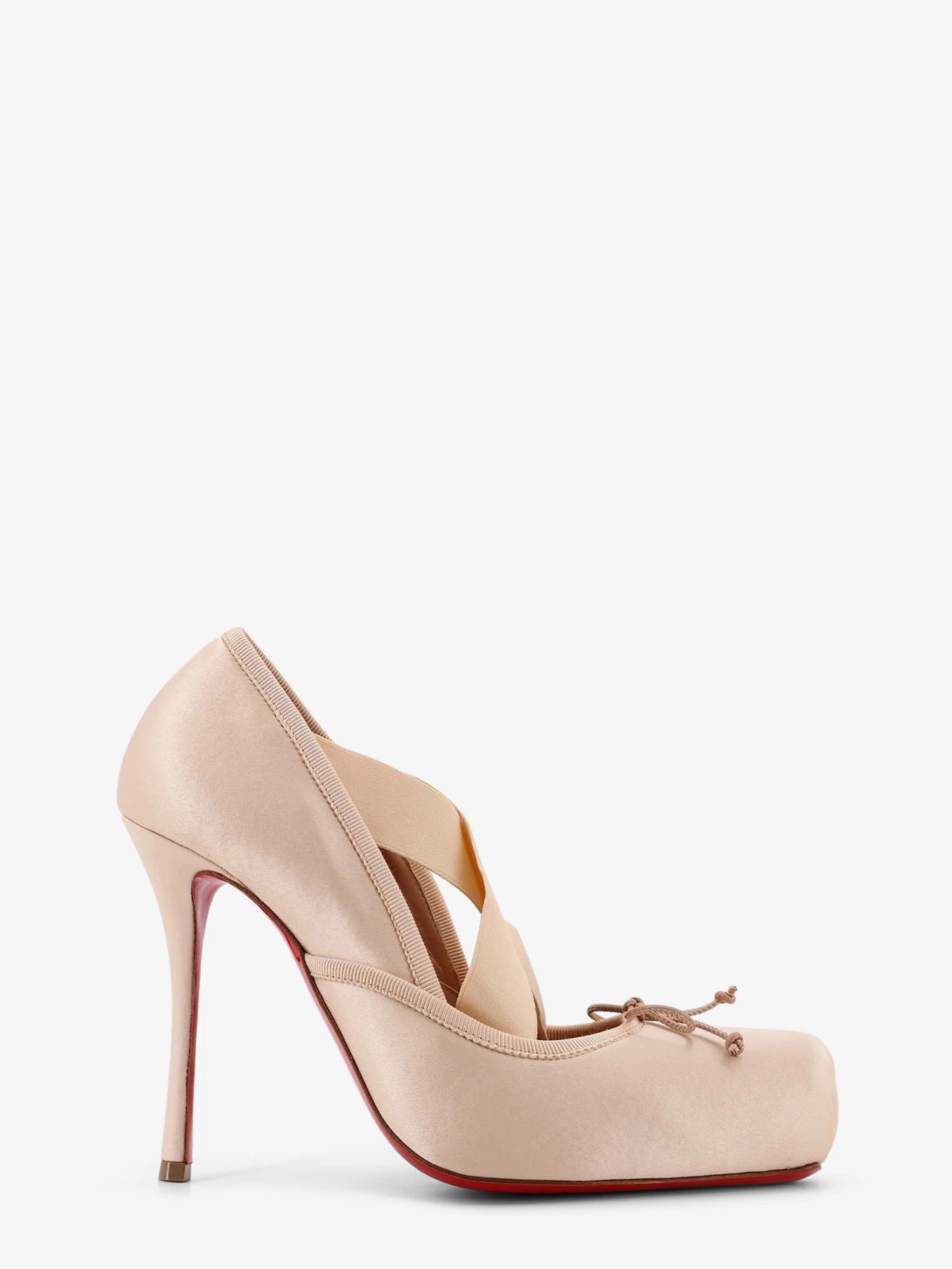 Cassia Nodo satin pumps