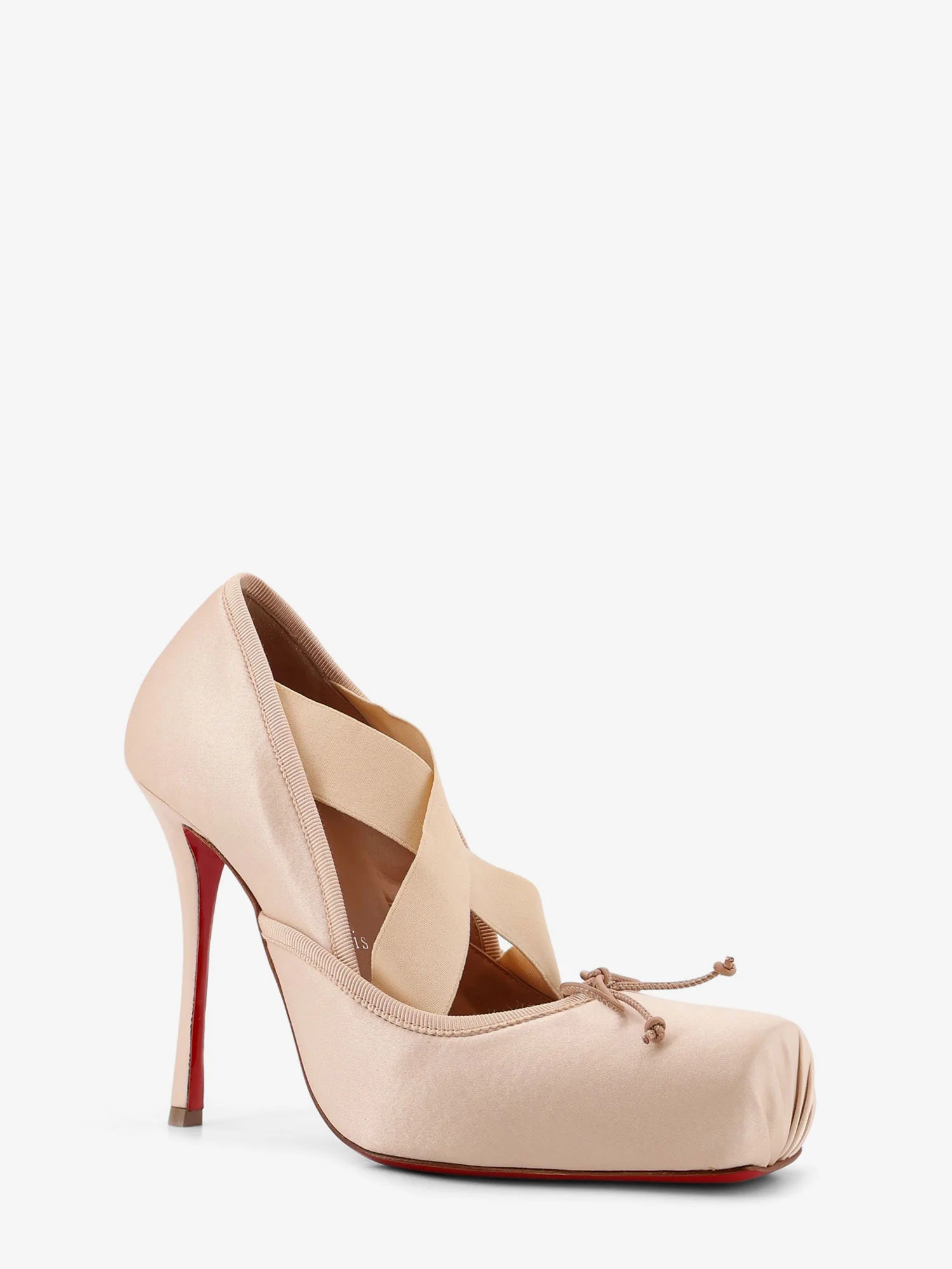 Cassia Nodo satin pumps