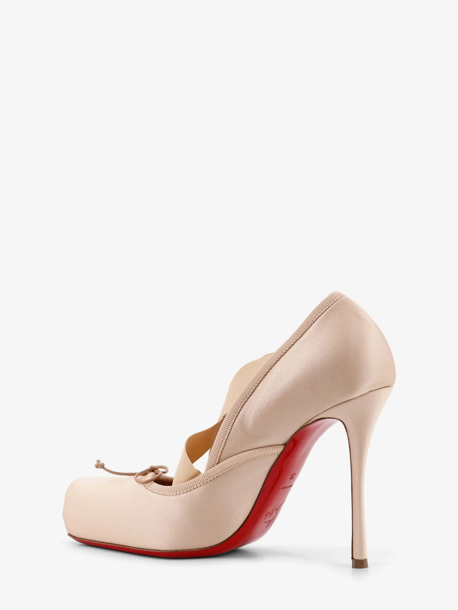 Cassia Nodo satin pumps
