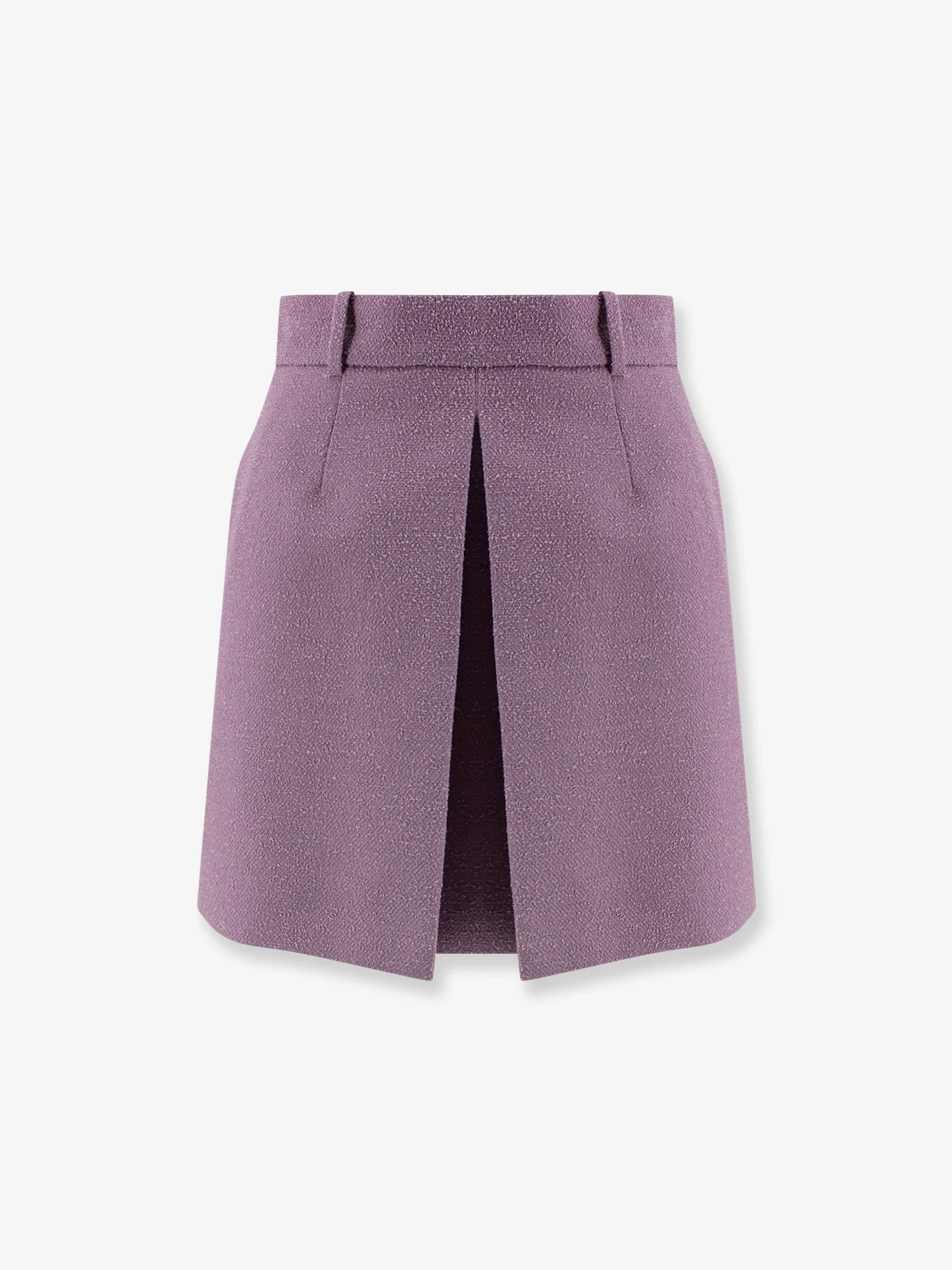 Bouclé virgin wool blend skirt