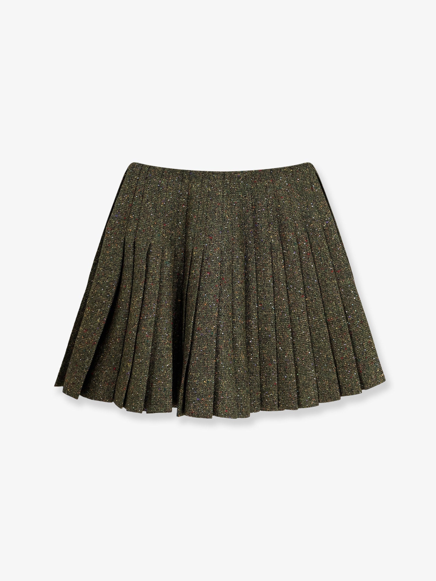 Pleated mini skirt