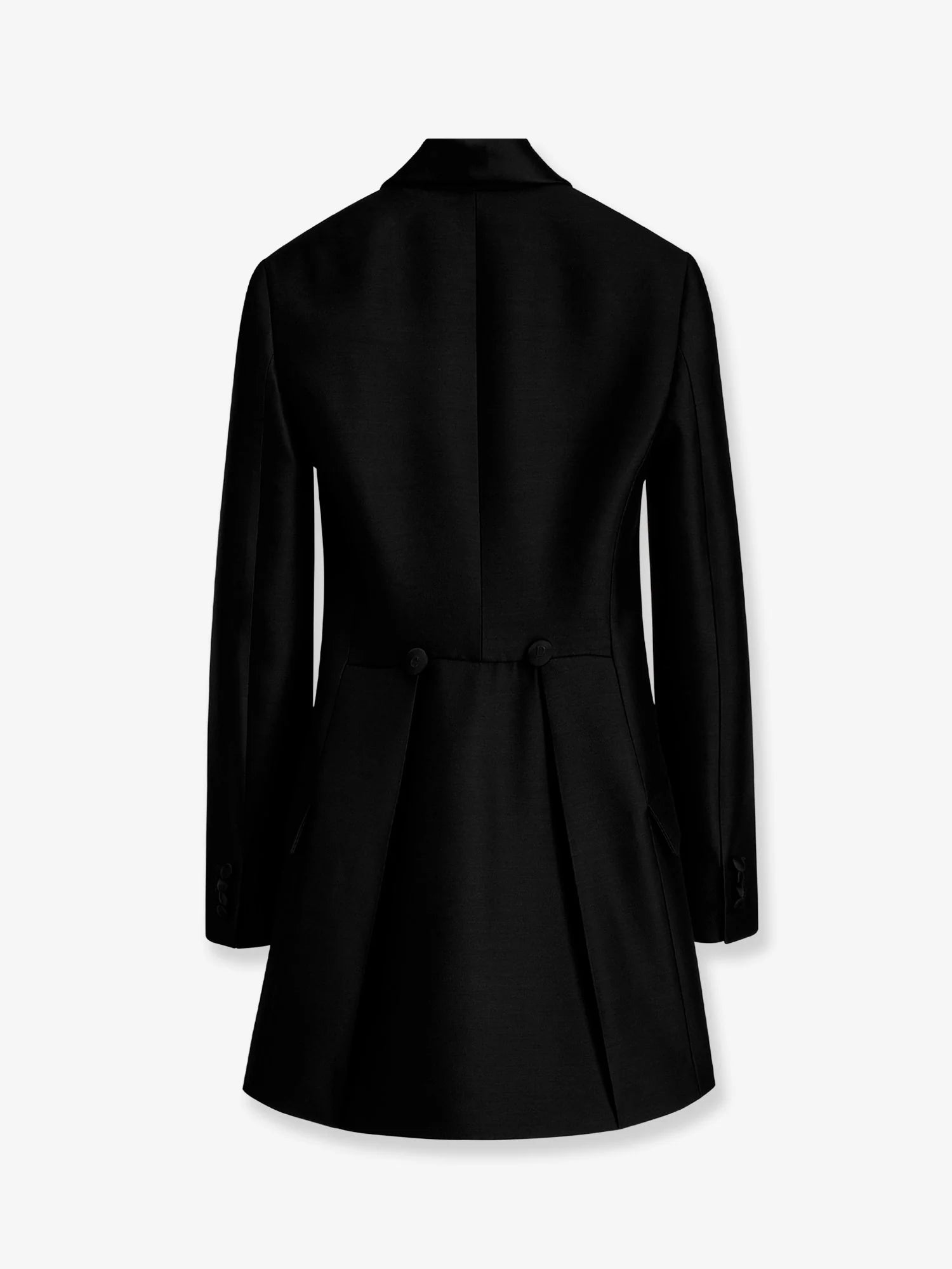 Wool and silk tuxedo blazer