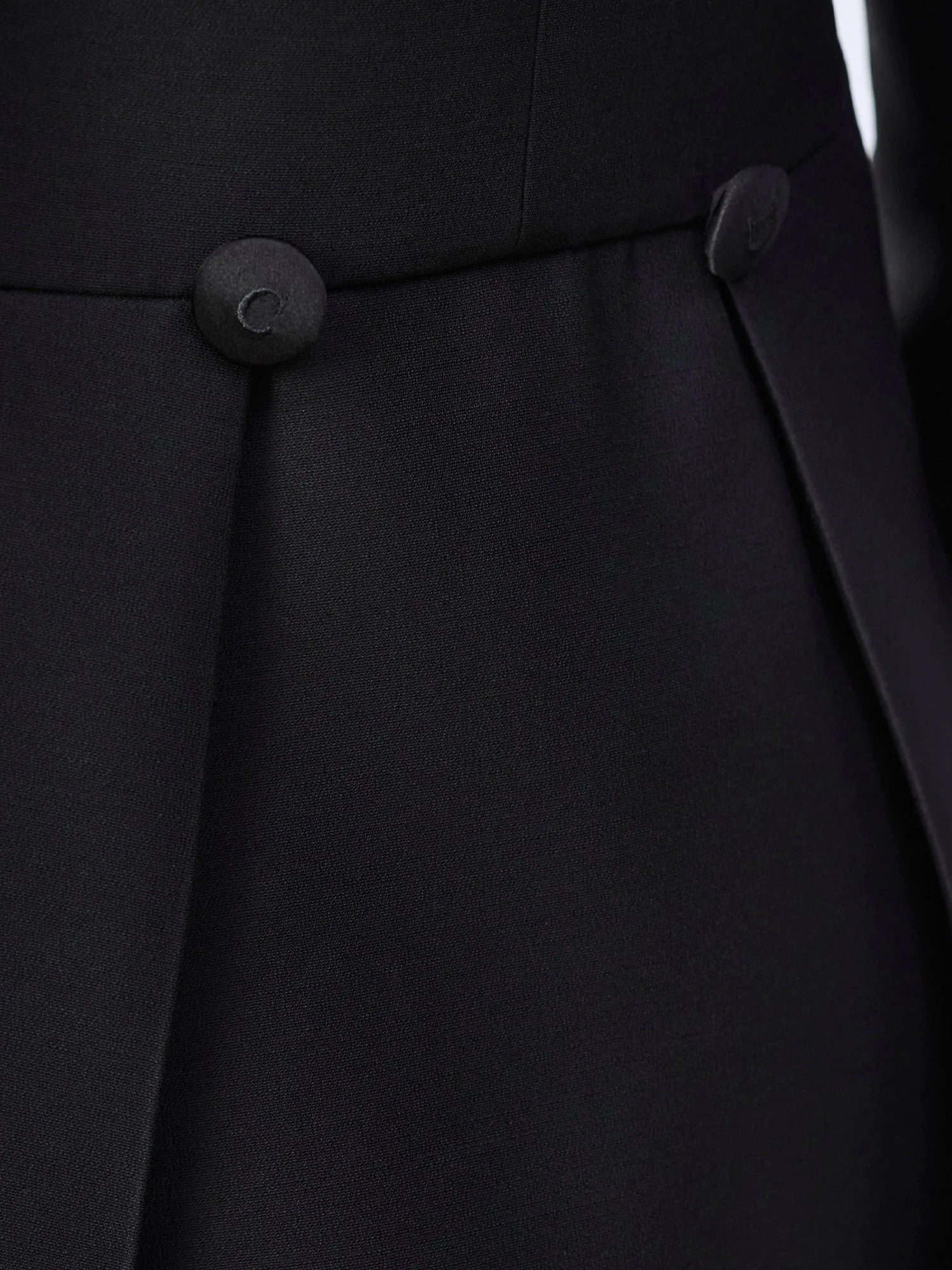 Wool and silk tuxedo blazer