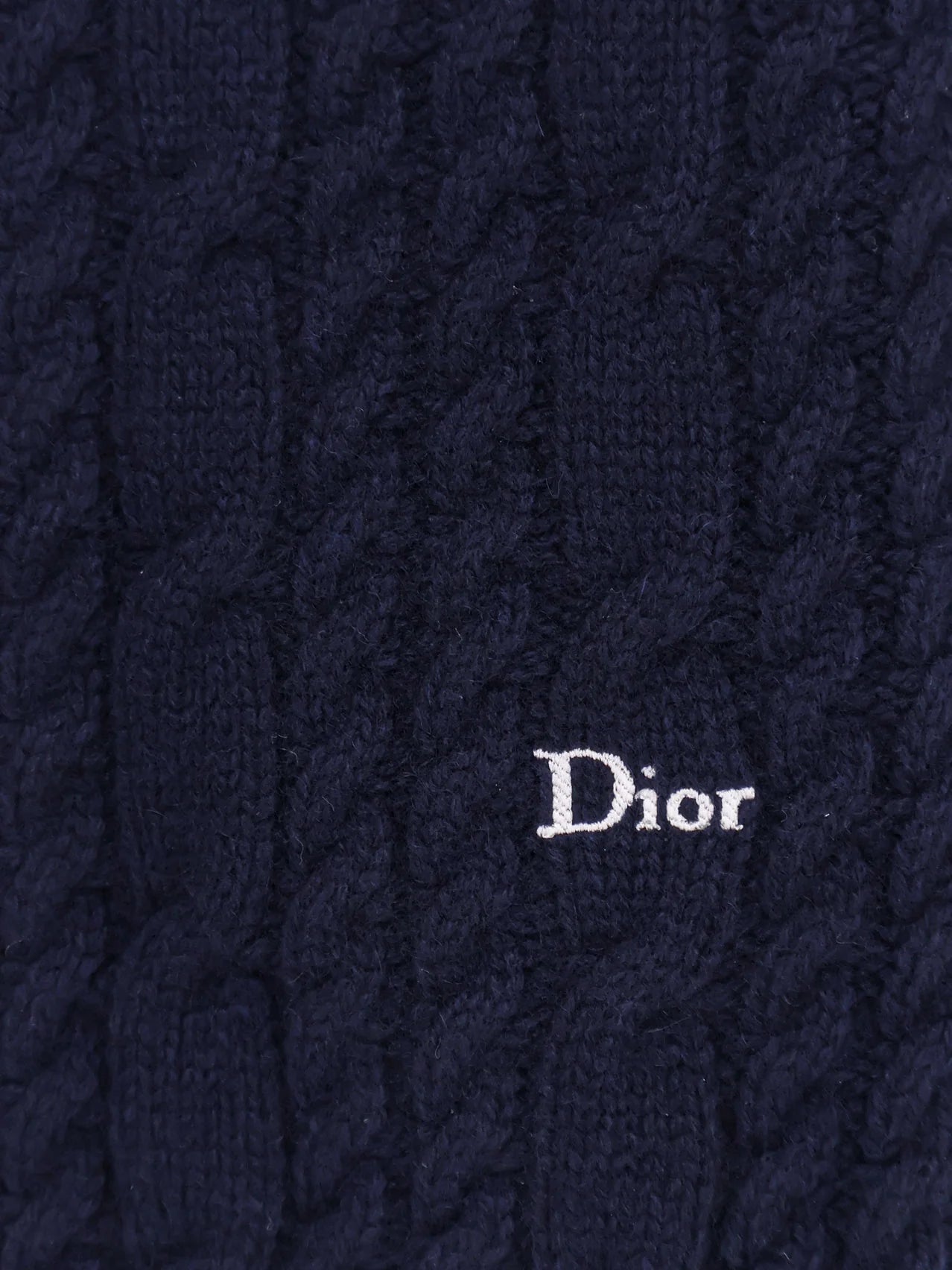 Cable-knit cashmere sweater