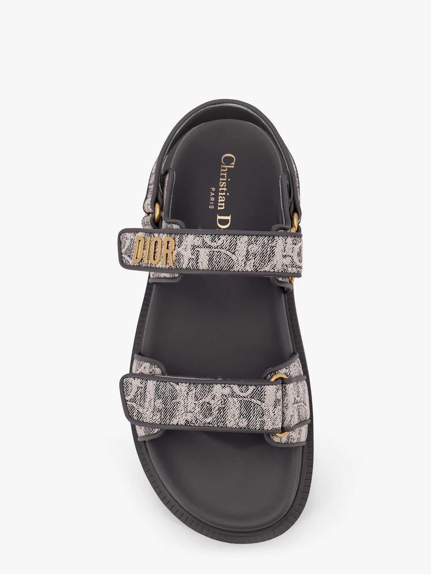 Canvas Dioract flat sandals