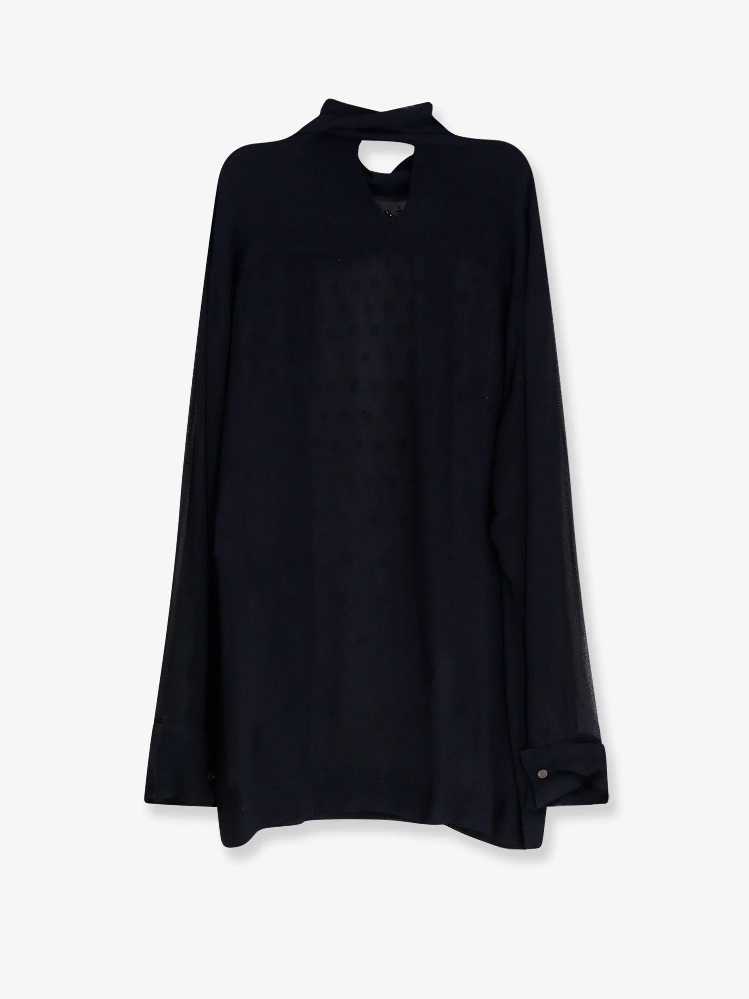 Viscose shirt with rhinestones