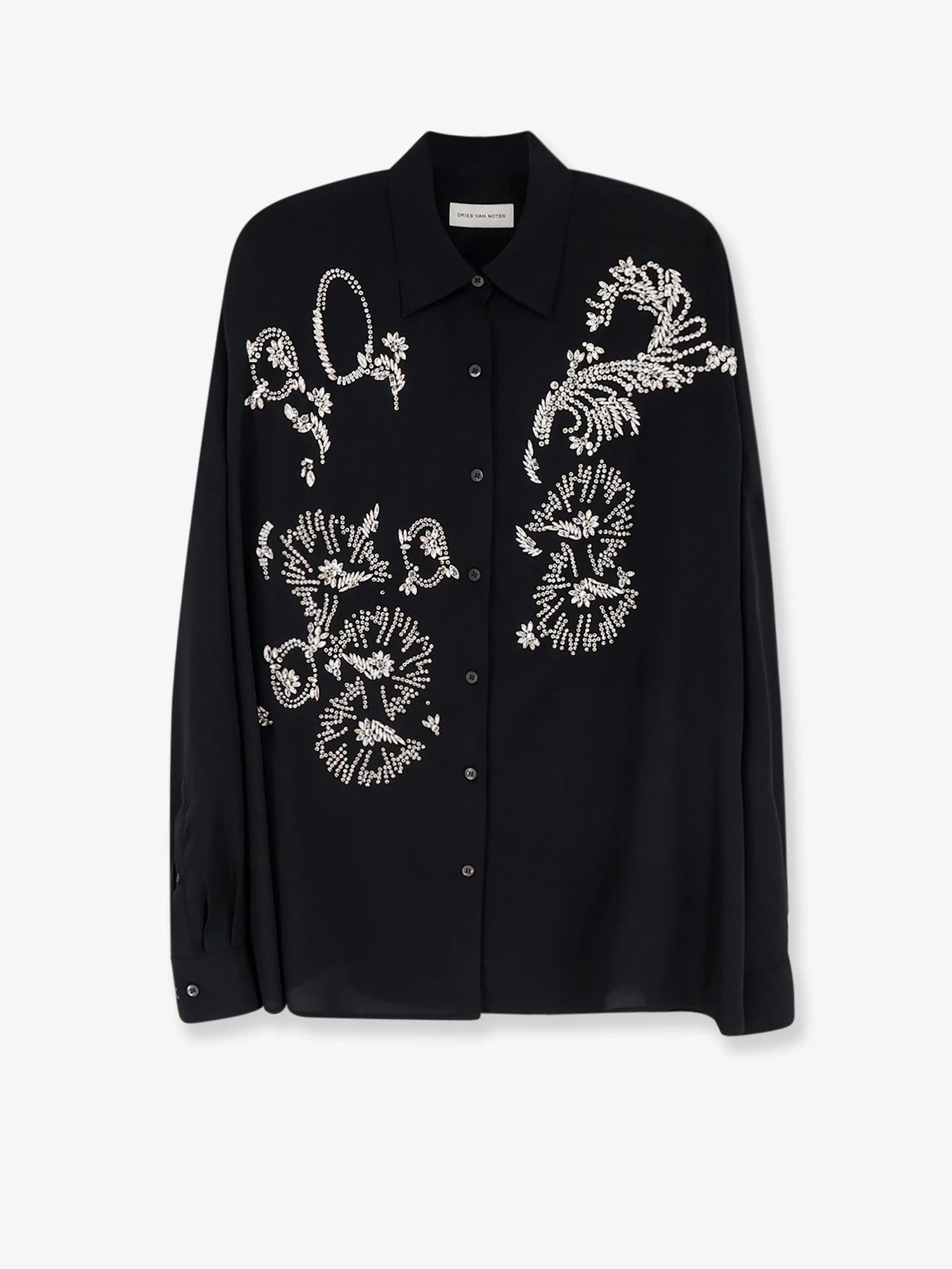 Casia shirt with rhinestones